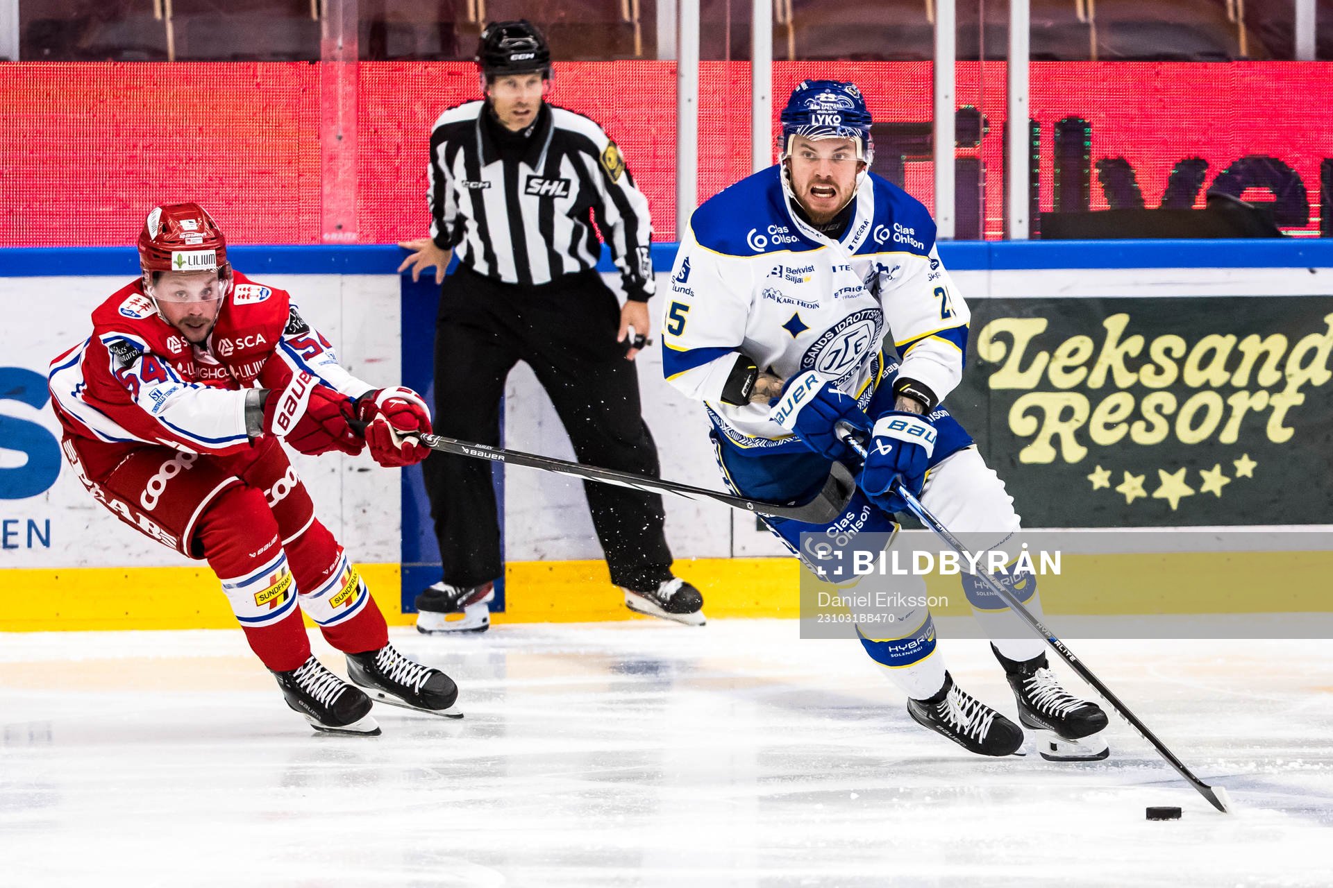Leksands Lucas Elvenes och Timrås Jonathan Dahlén