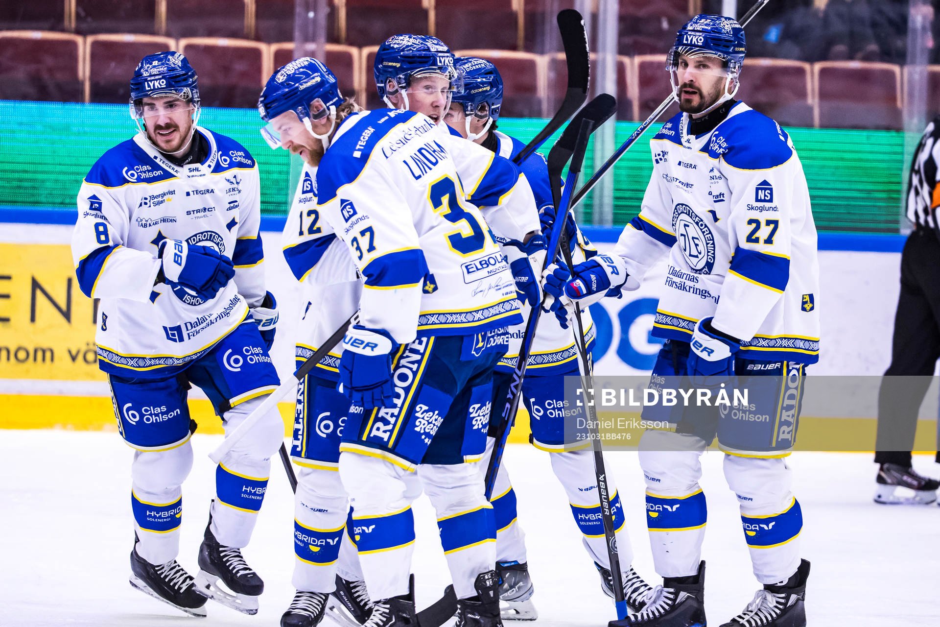 Leksands Matt Caito jublar