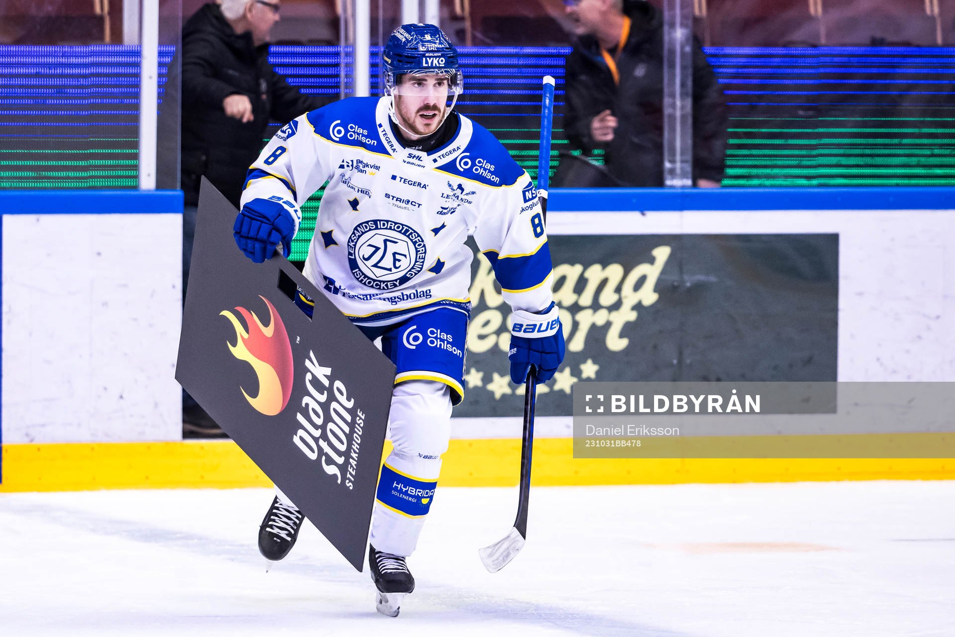 Leksands Matt Caito jublar