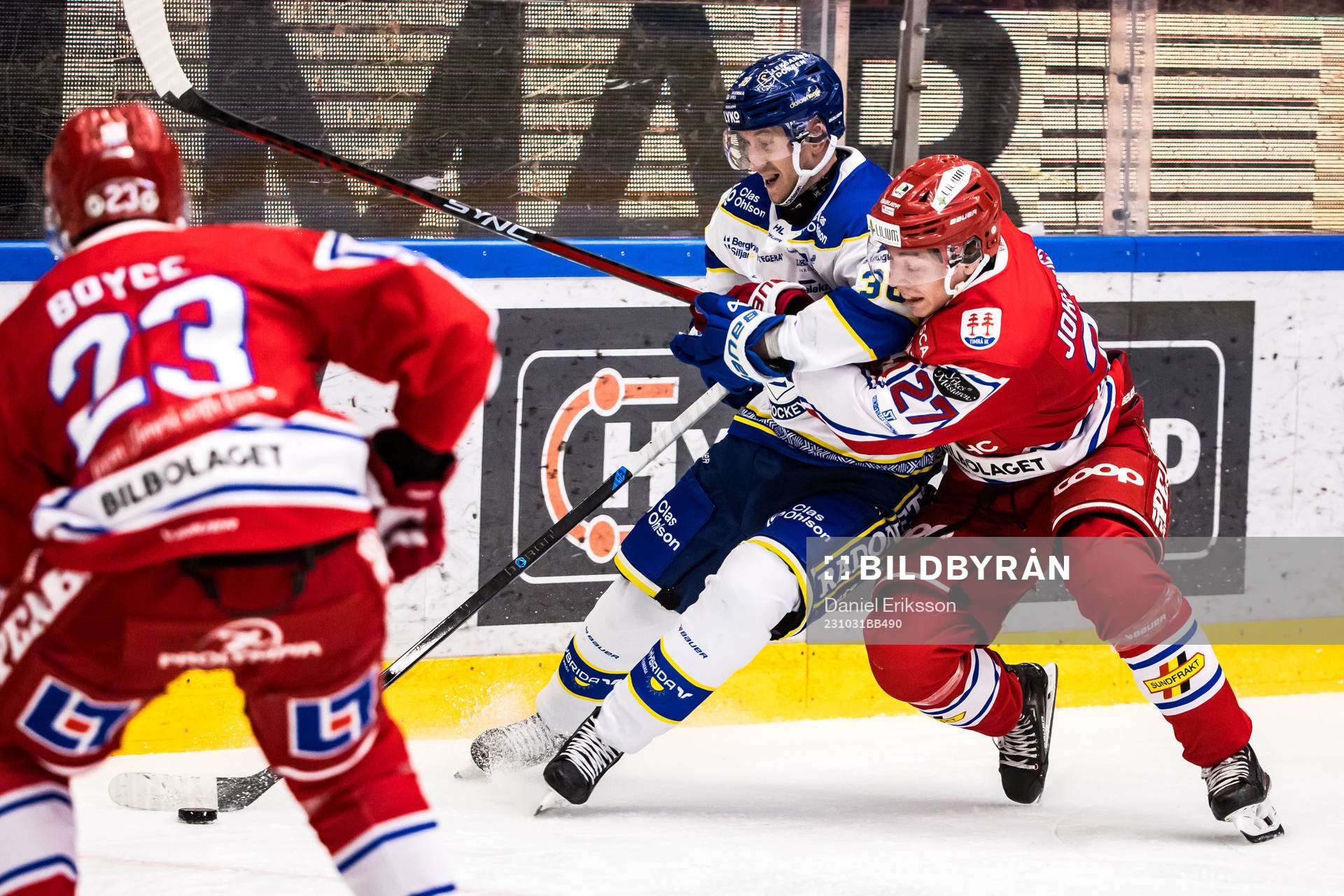 Leksands Olle Alsing och Timrås Oliver Johansson