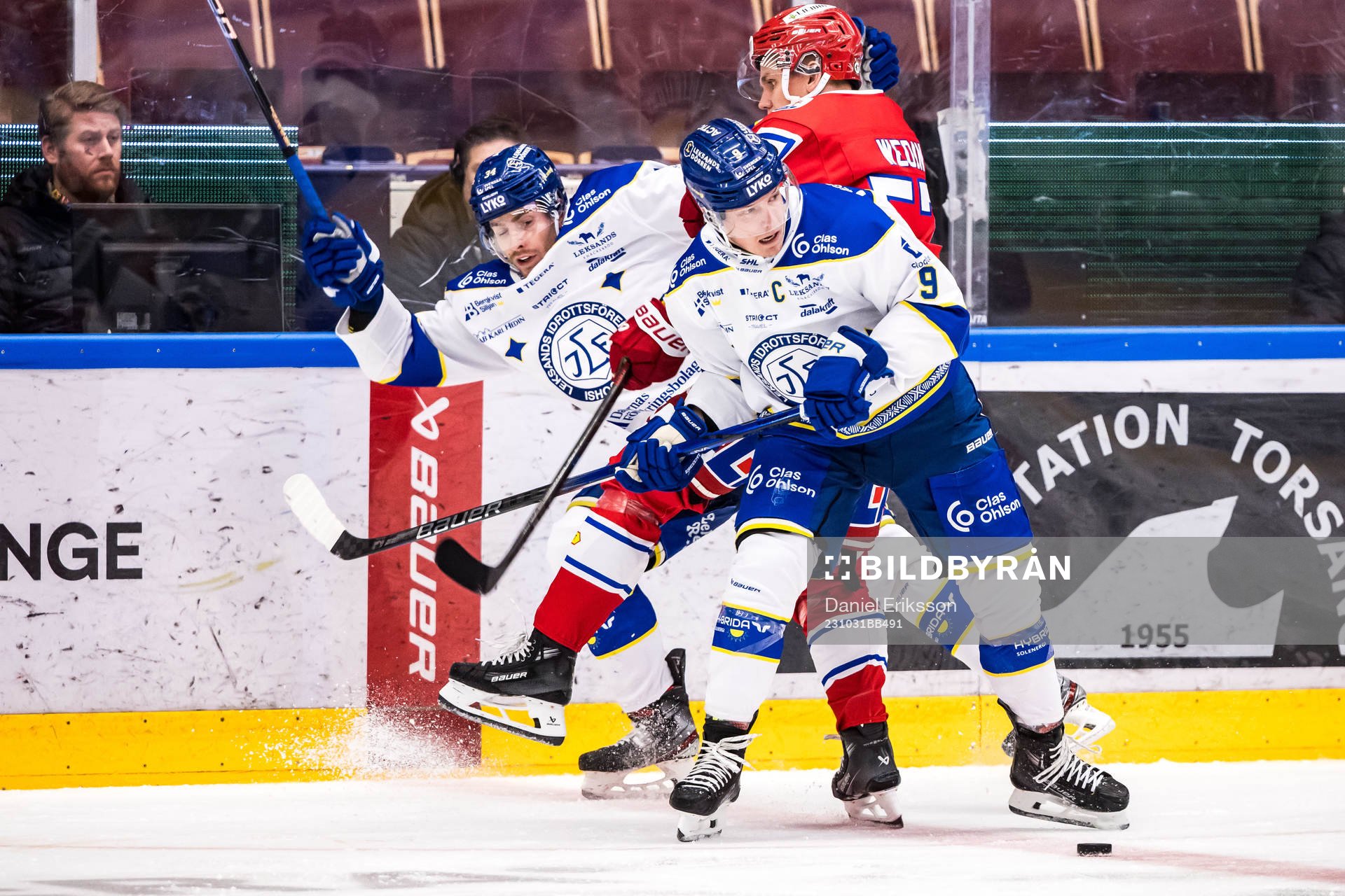 Leksands Peter Cehlarik och Timrås Anton Wedin och