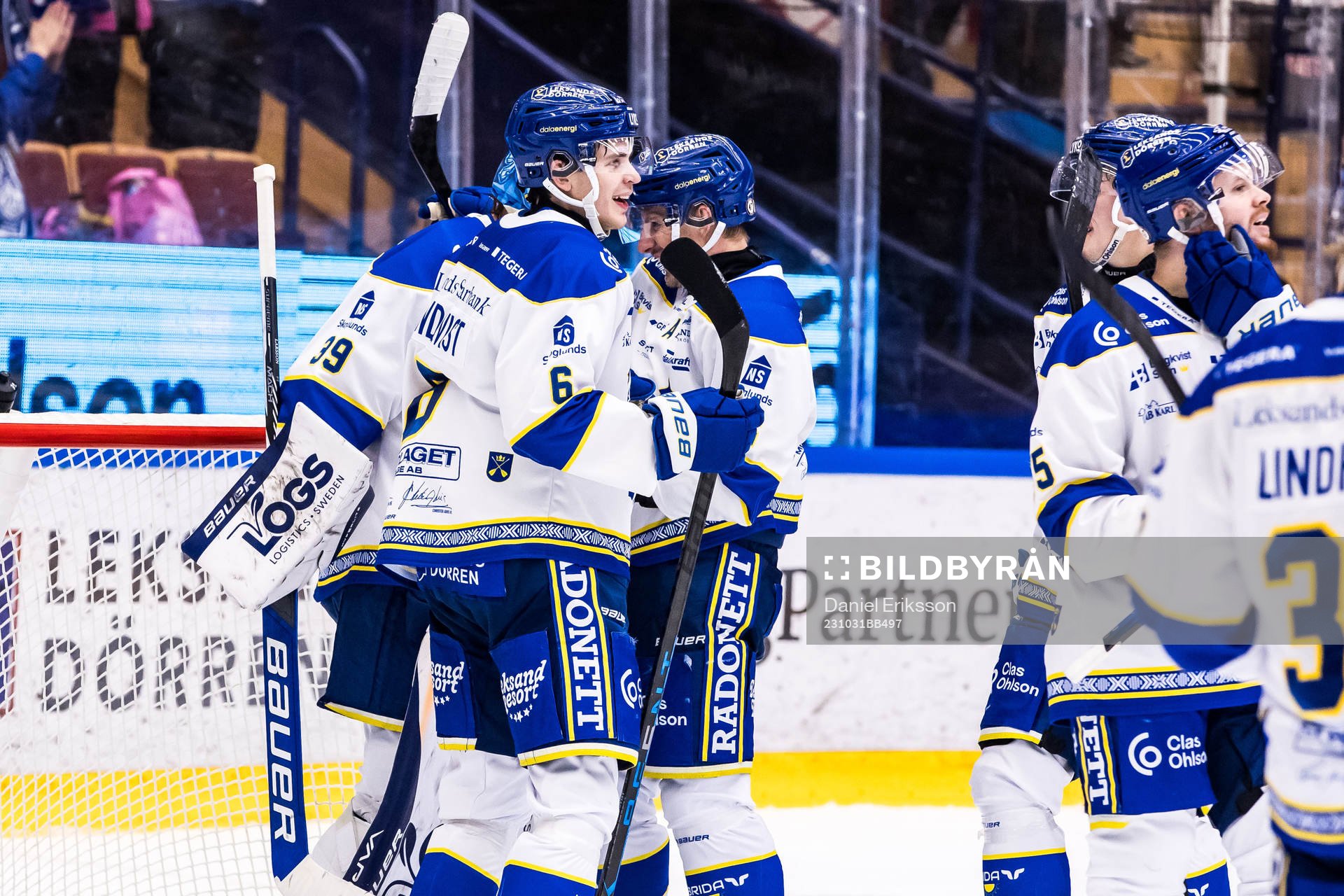 Leksands Alexander Lundqvist jublar