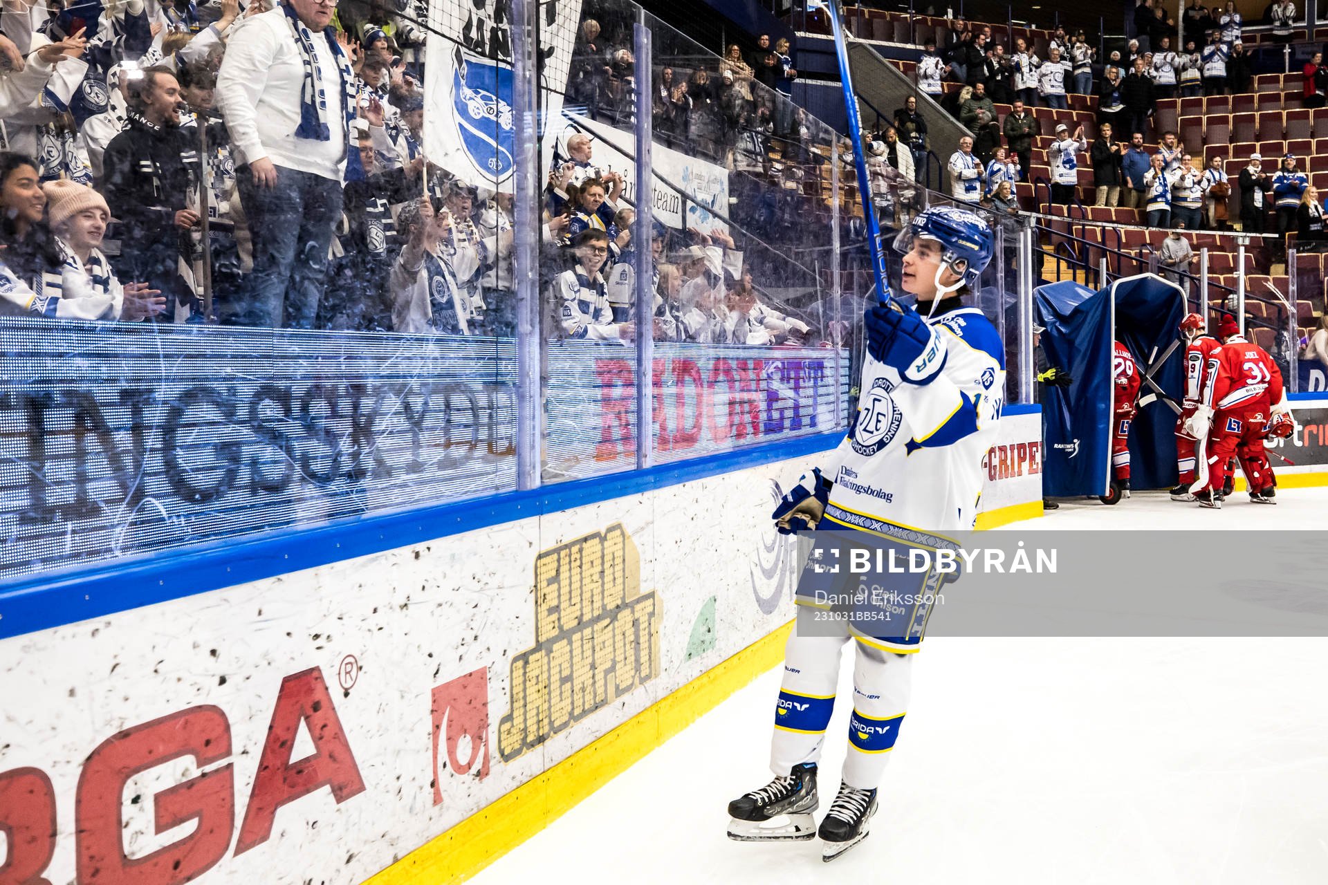 Leksands Felix Unger Sörum jublar