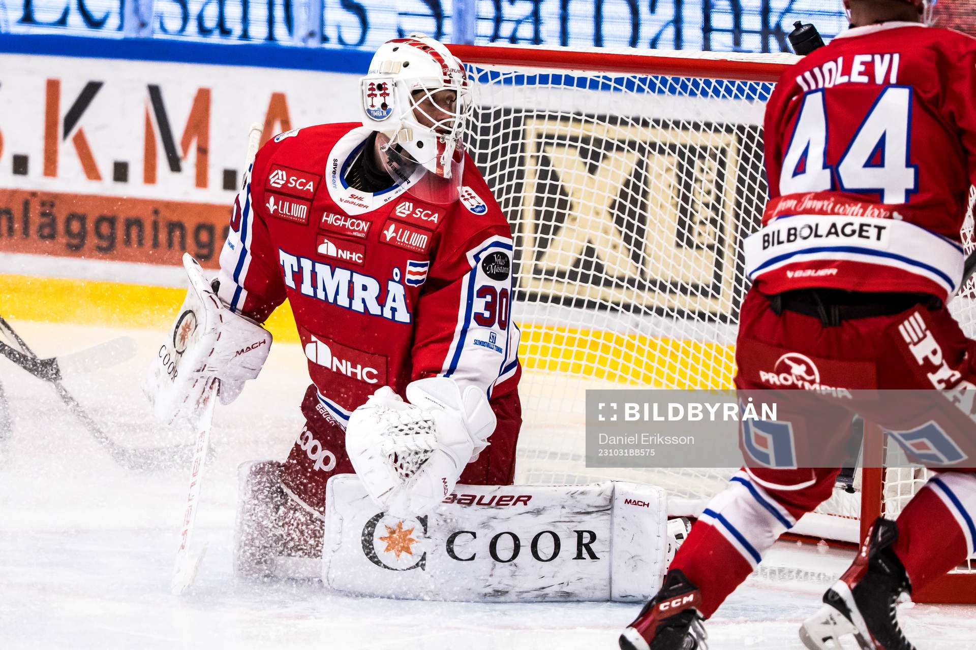 Timrås målvakt Jacob Johansson