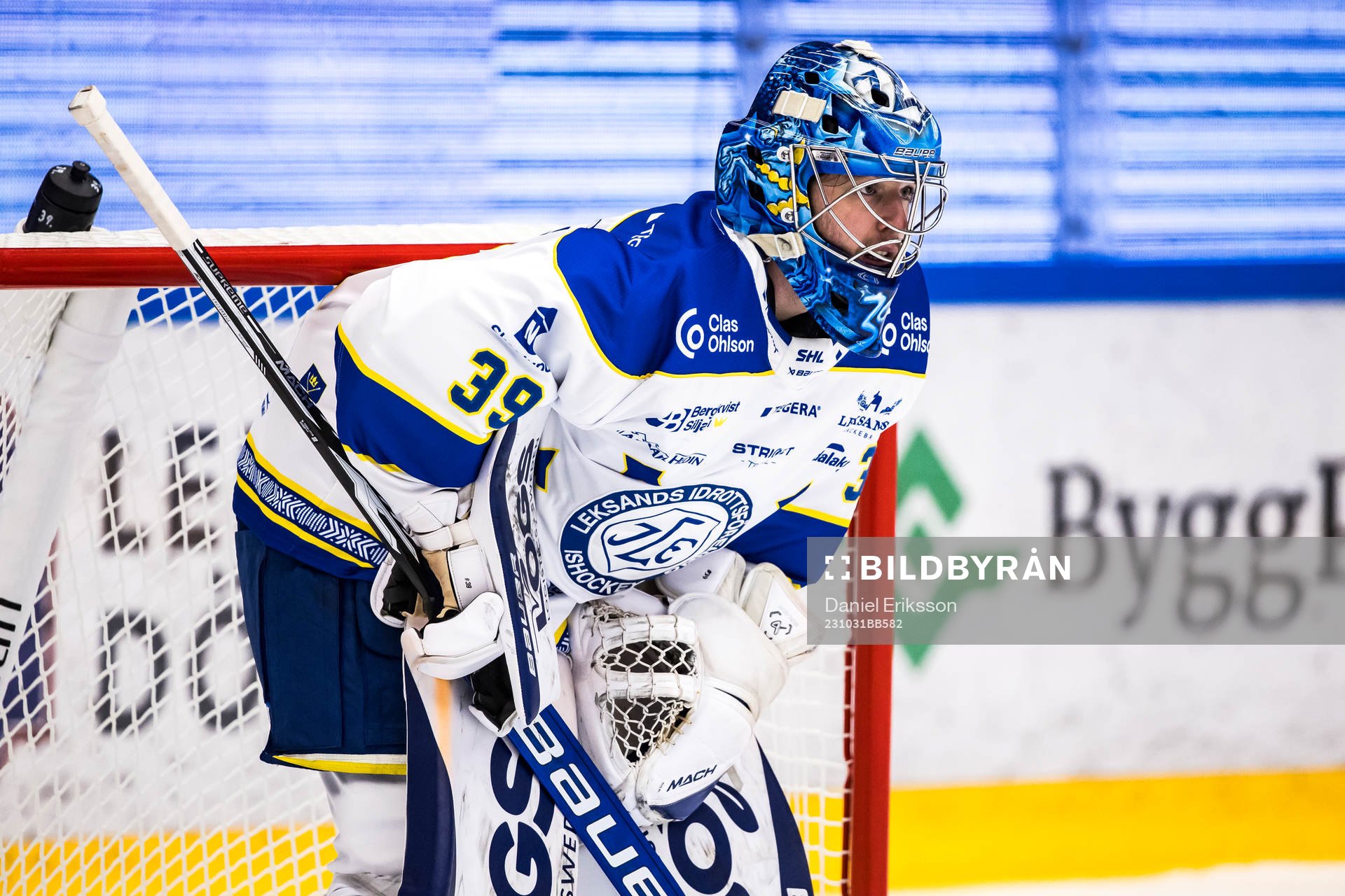 Leksands målvakt Filip Larsson