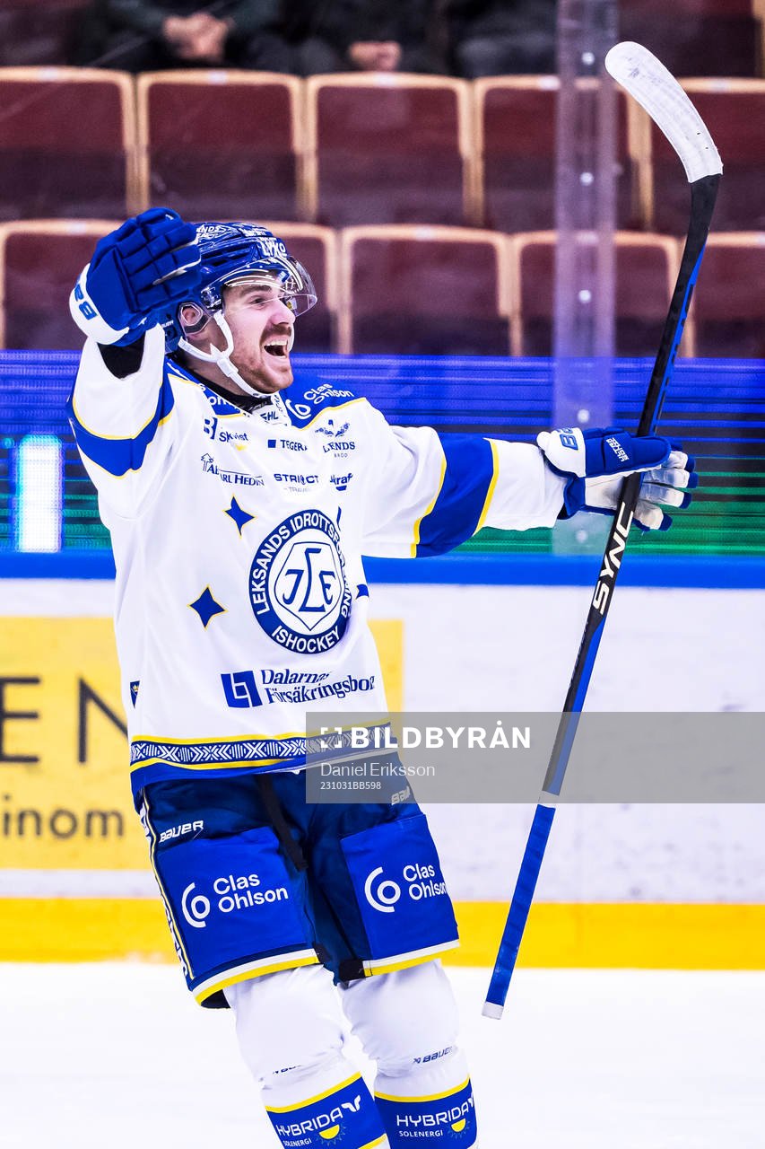 Leksands Matt Caito jubel