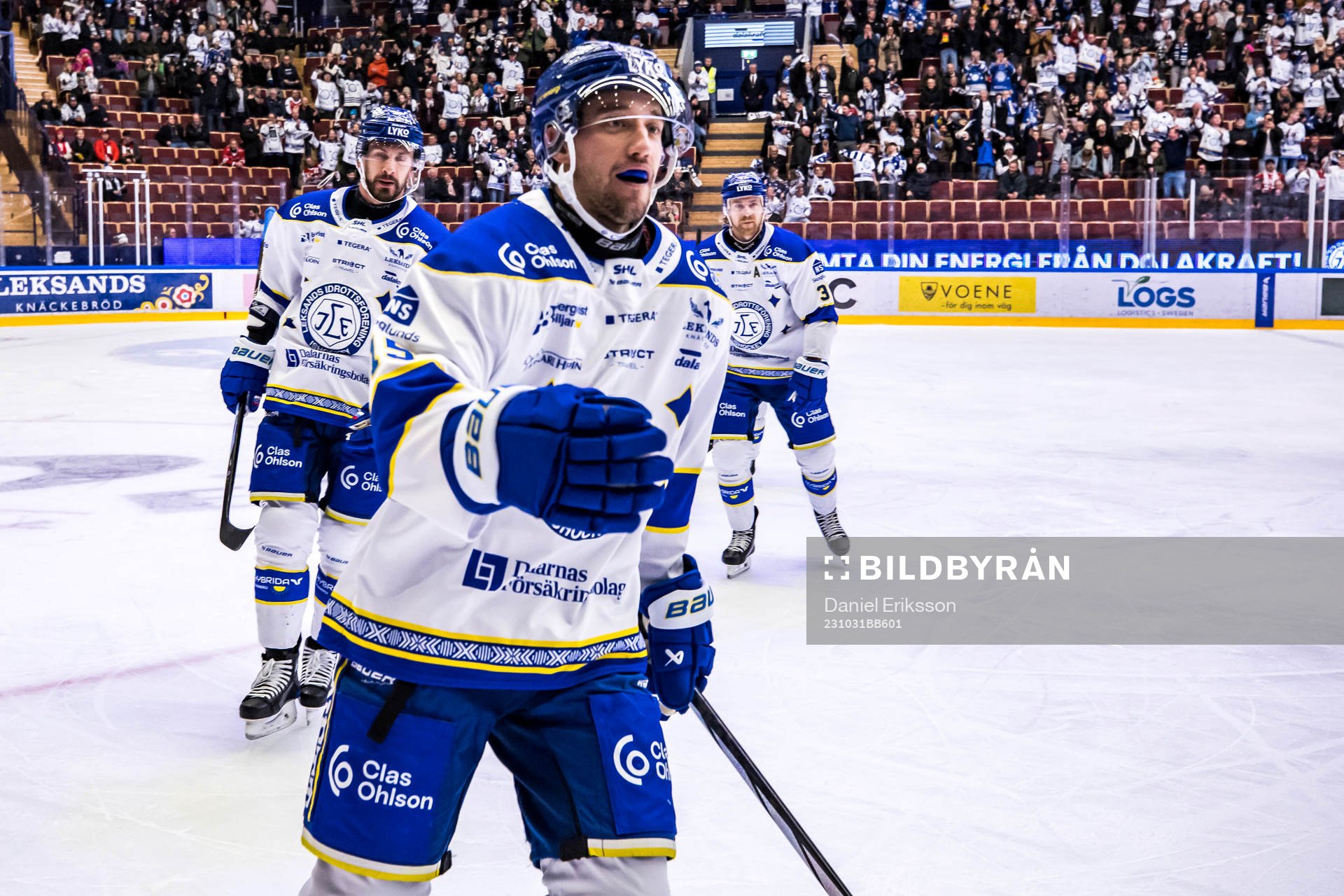 Leksands Max Veronneau jublar