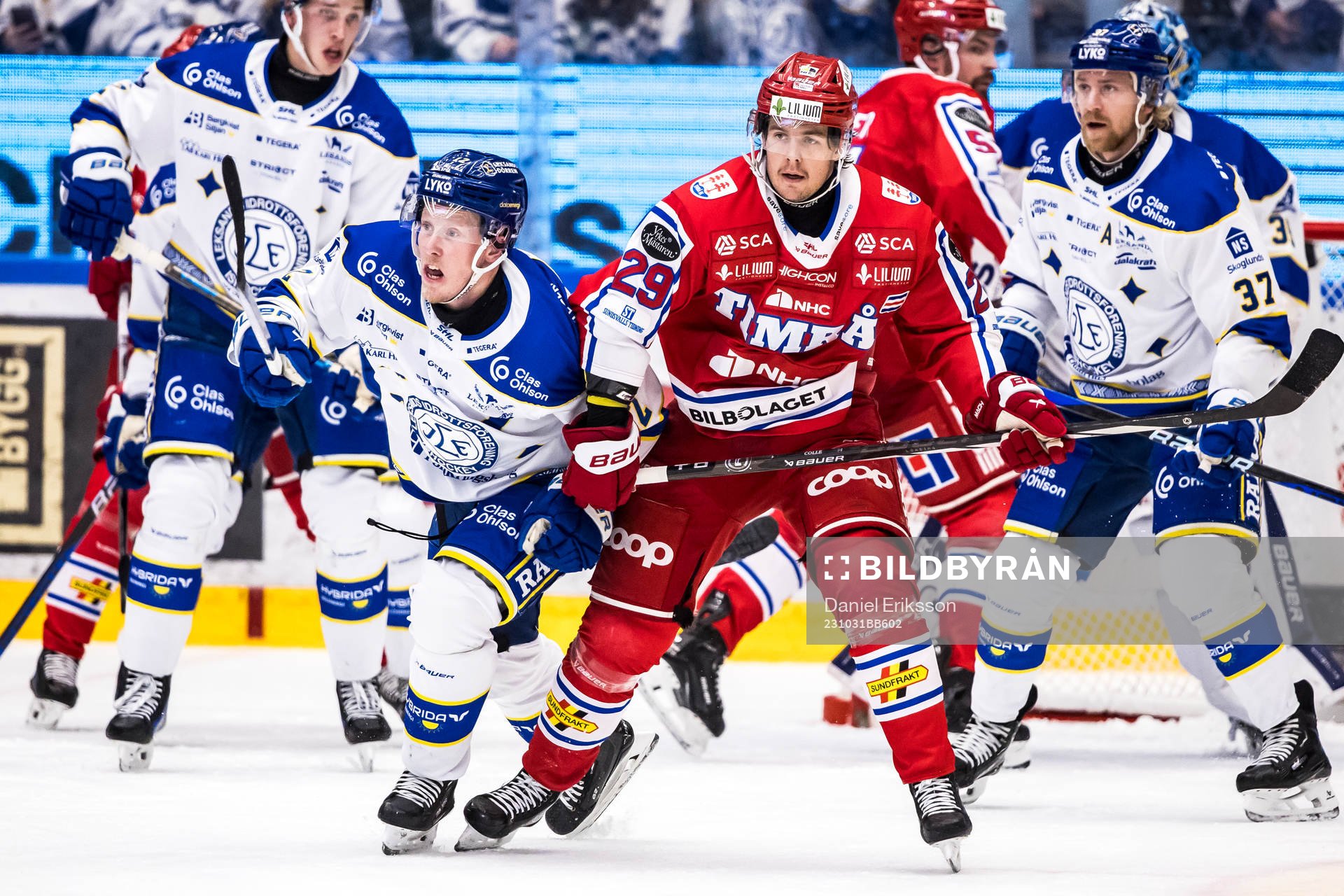Leksands Kalle Östman och Timrås Filip Hållander