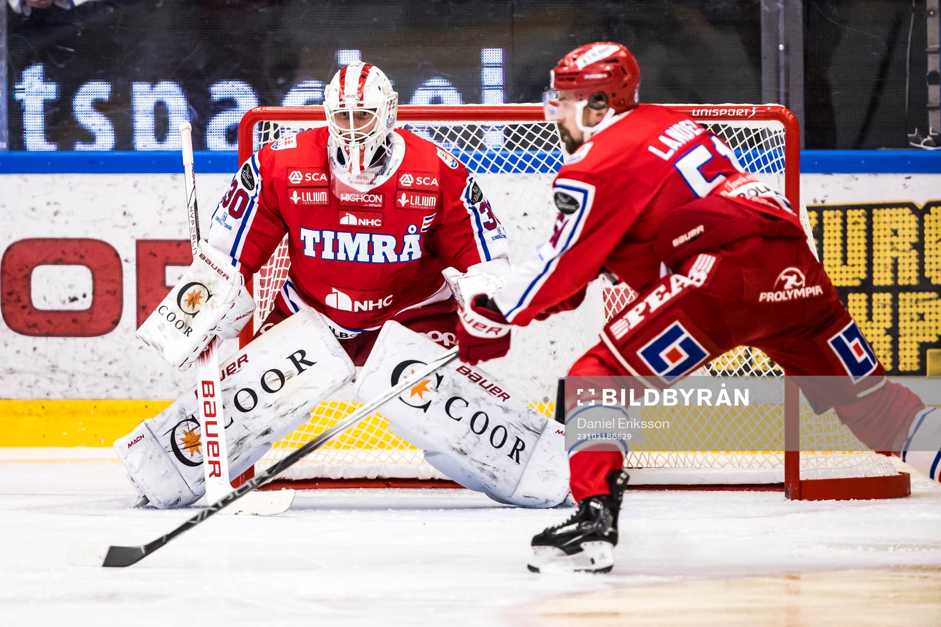 Timrås målvakt Jacob Johansson