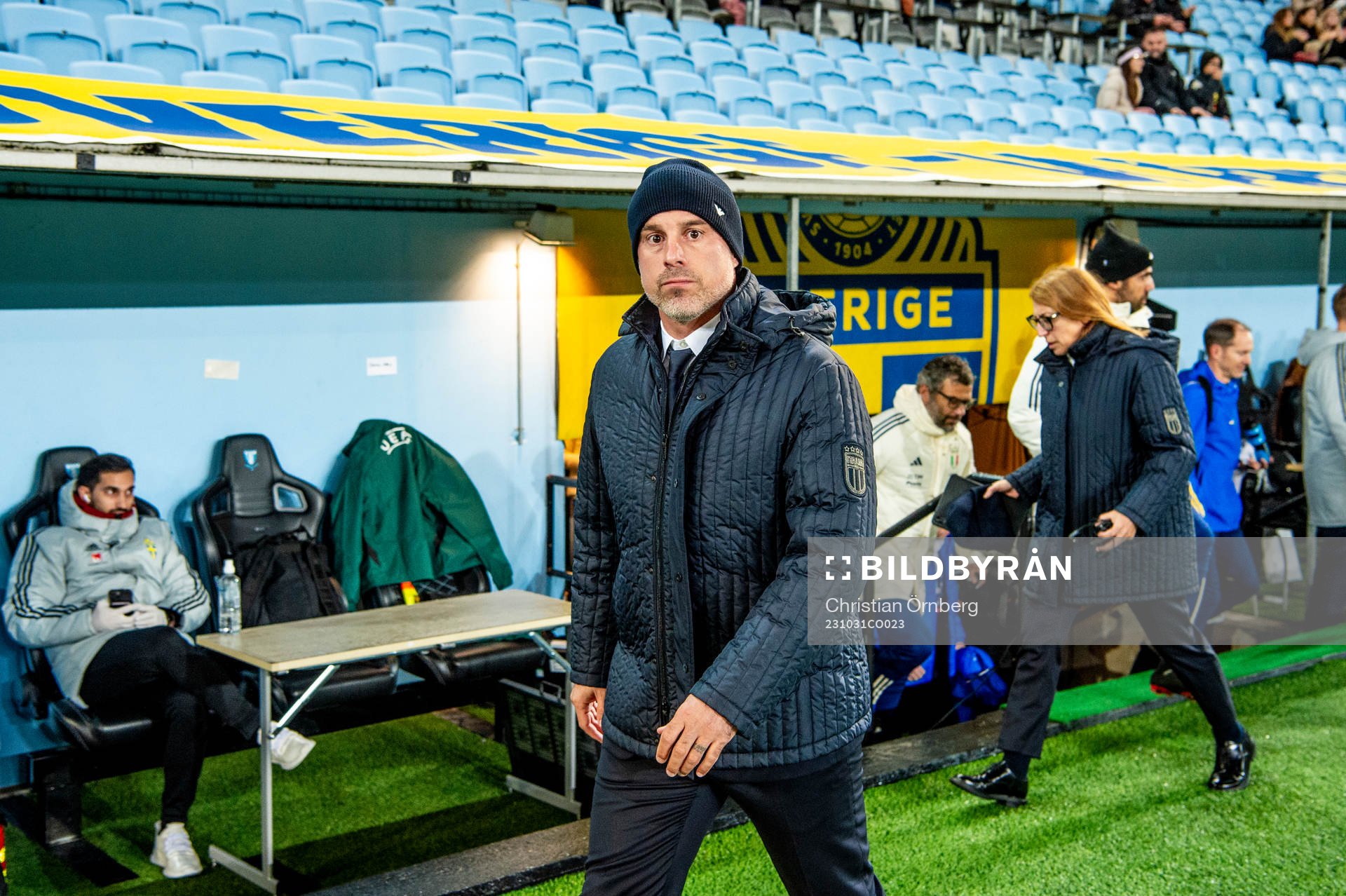 Head coach Andrea Soncin of Italy