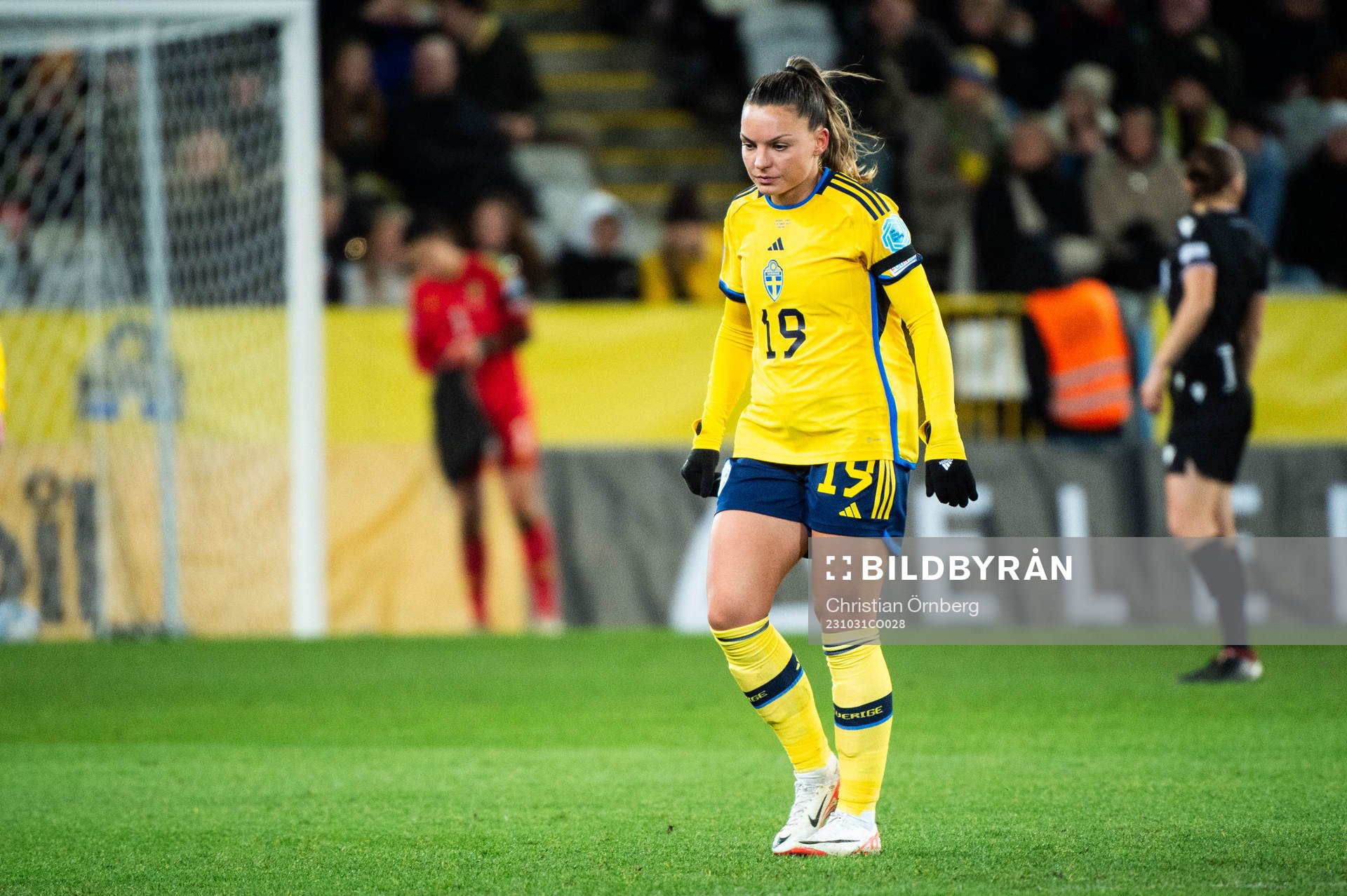 Johanna Rytting Kaneryd of Sweden looks dejected