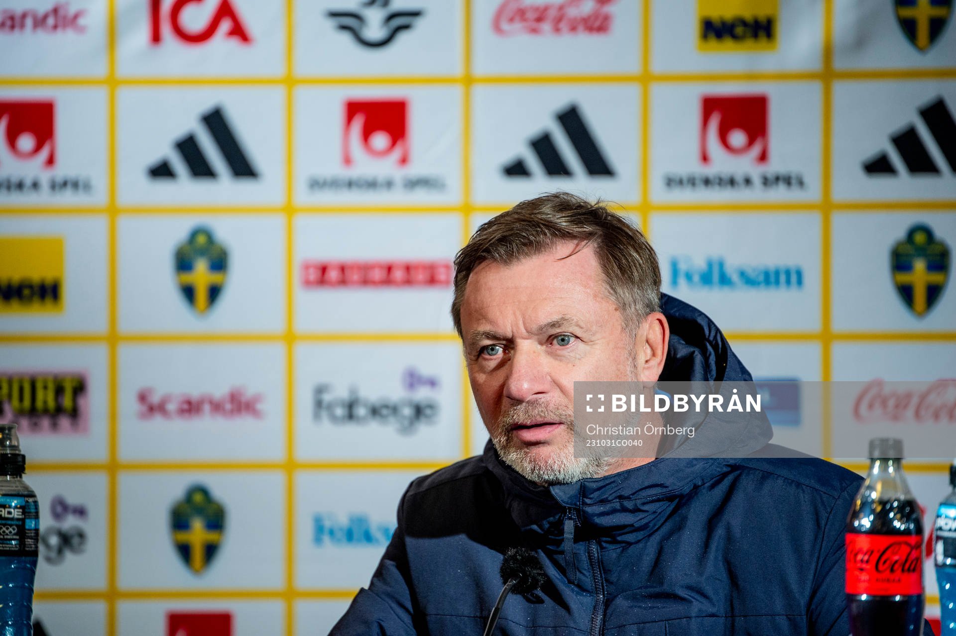 Head coach Peter Gerhardsson of Sweden