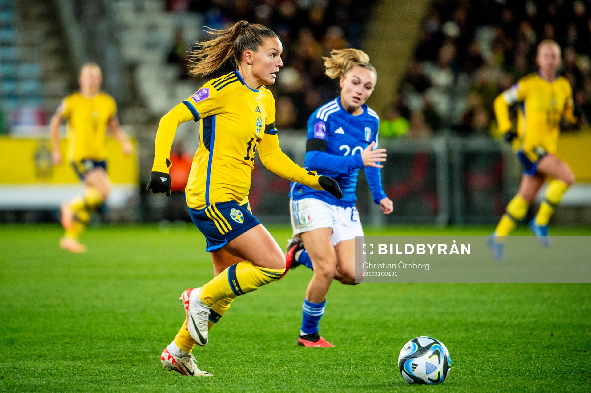 Johanna Rytting Kaneryd of Sweden and Giada Greggi of