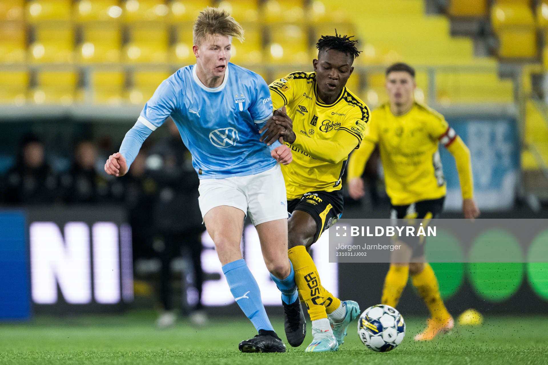 Malmö FFs Nils Zätterström och Elfsborgs Jalal Abdullai