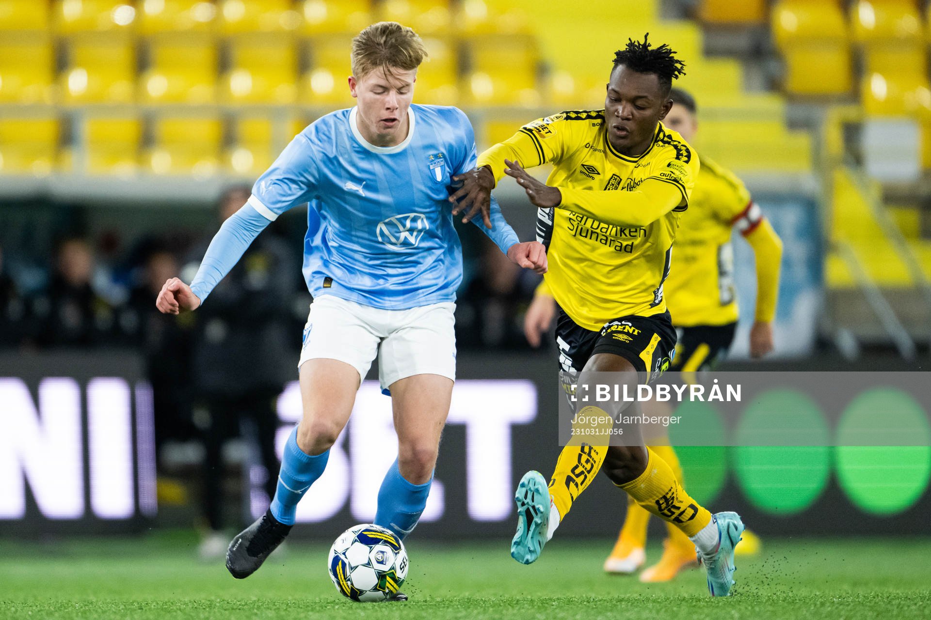 Malmö FFs Nils Zätterström och Elfsborgs Jalal Abdullai