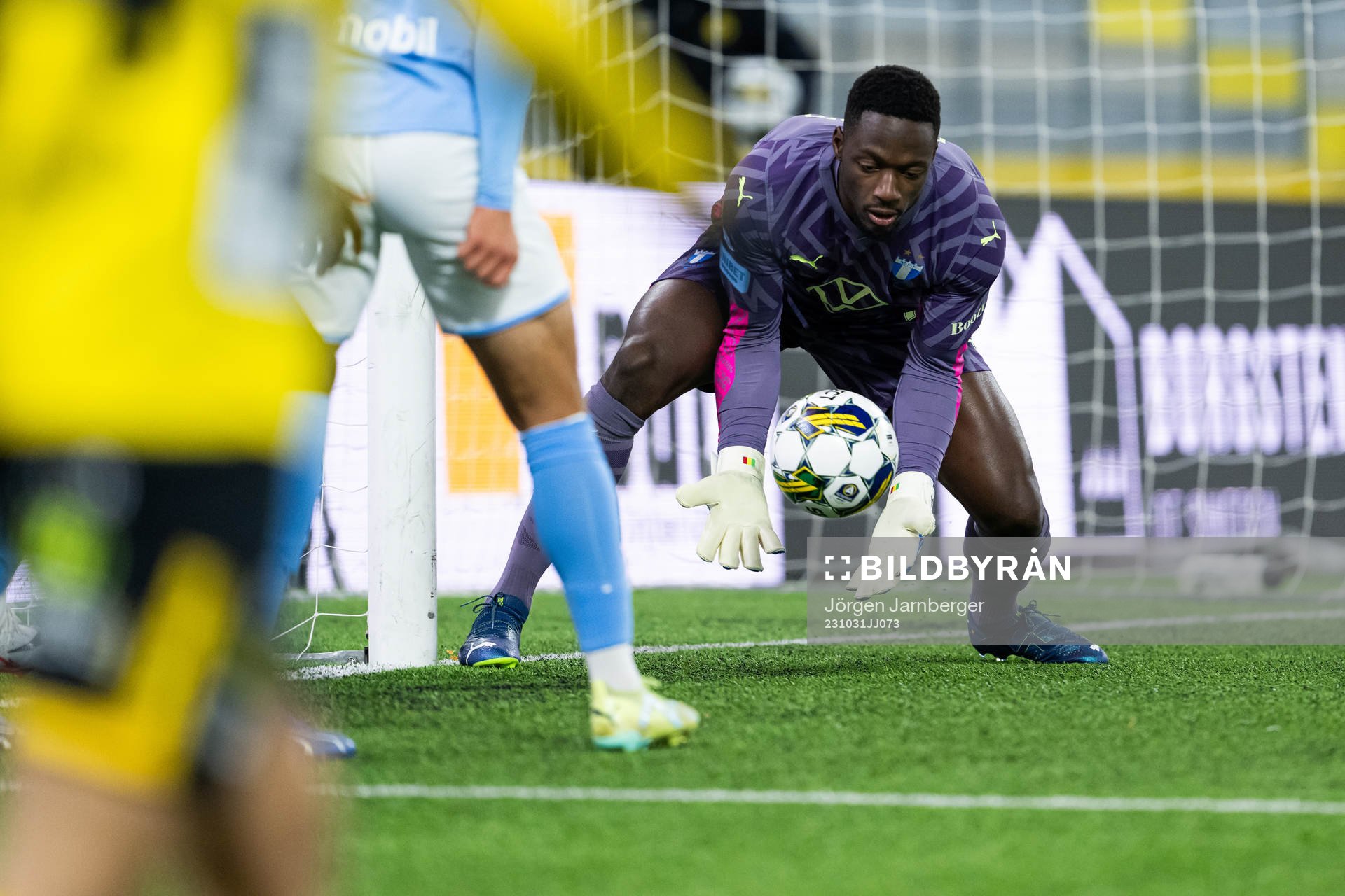 Malmö FFs målvakt Ismael Diawara