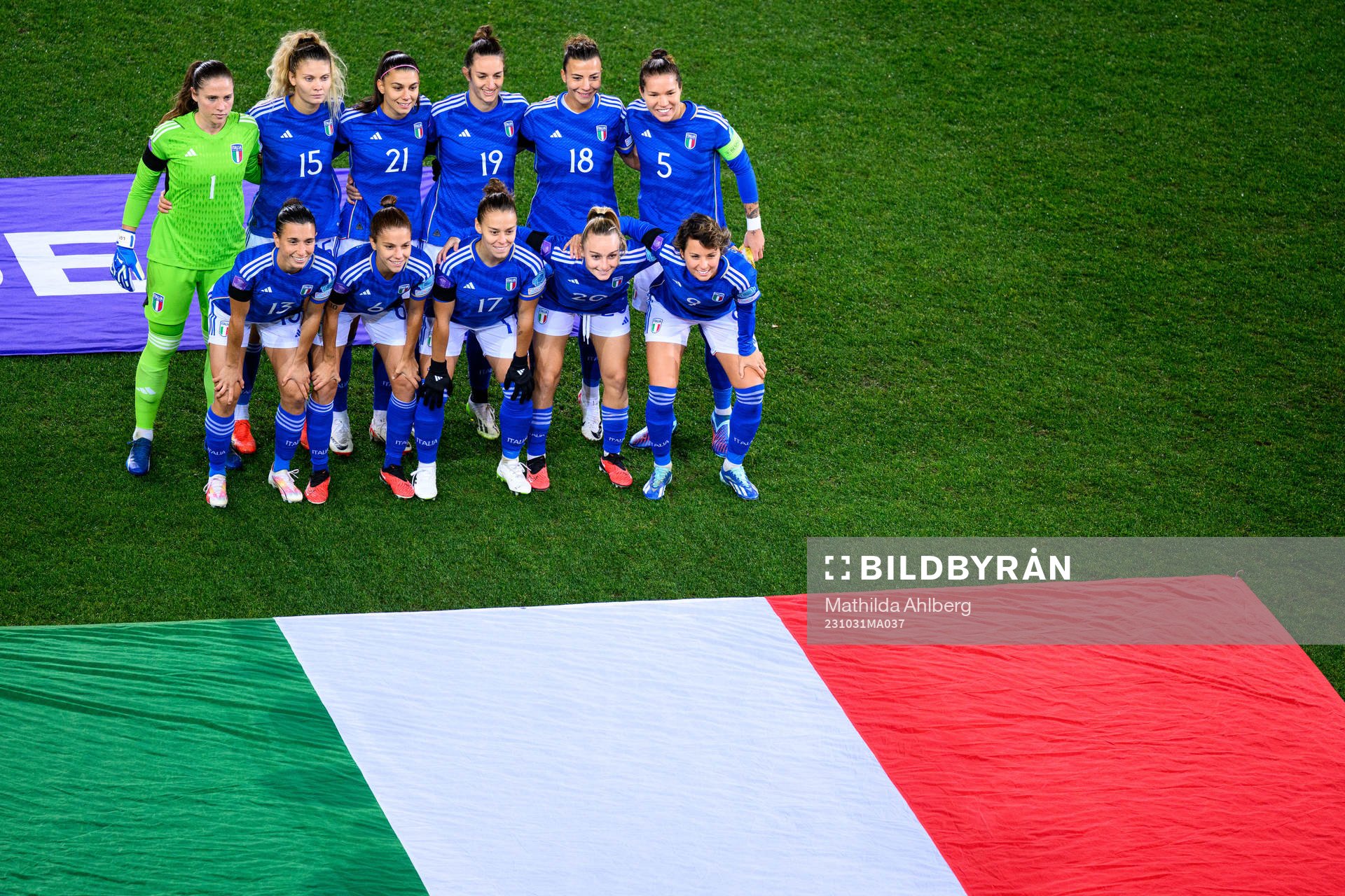 Starting eleven of Italien