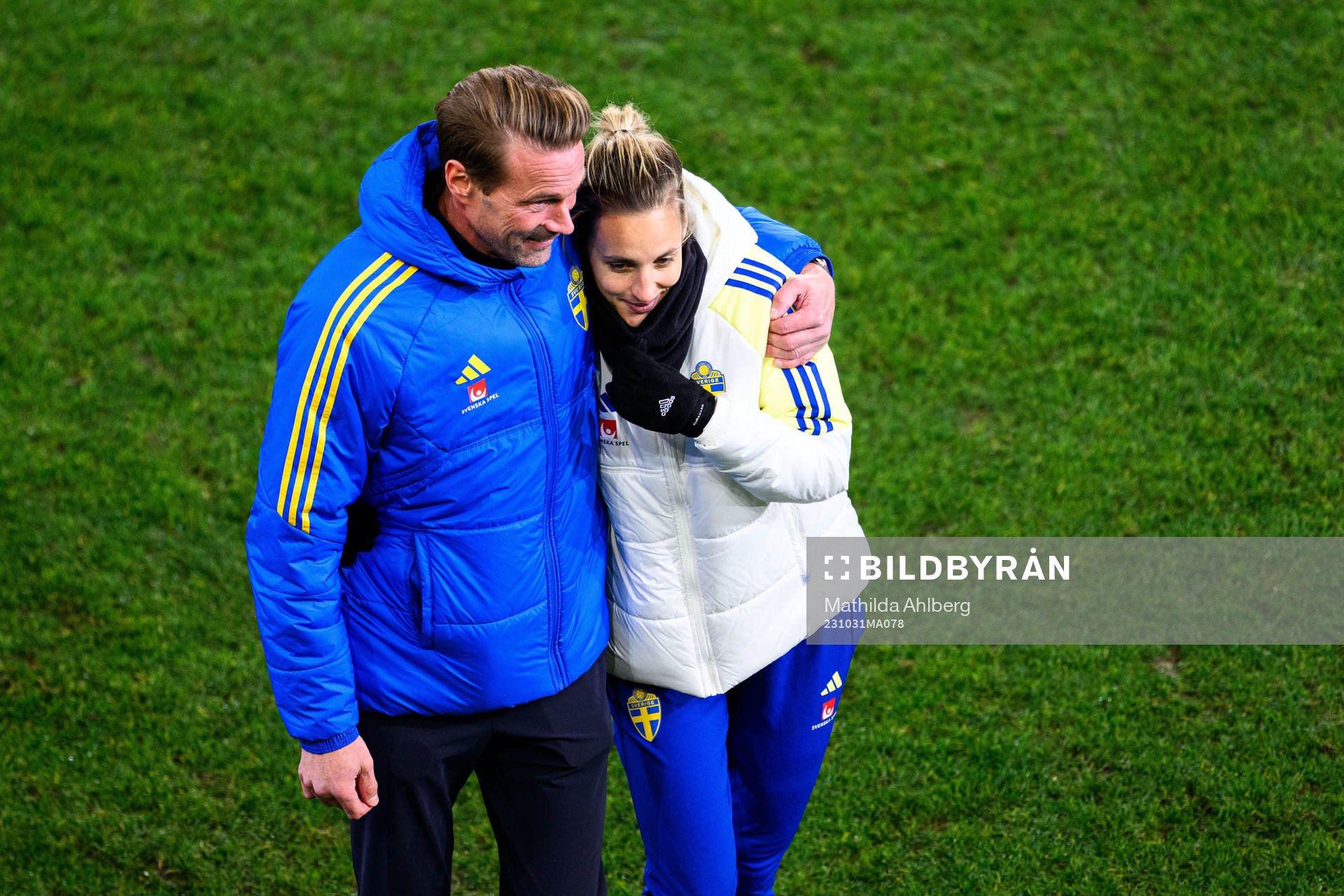 Coordinator Magnus Andersson and Nathalie Björn of Sweden