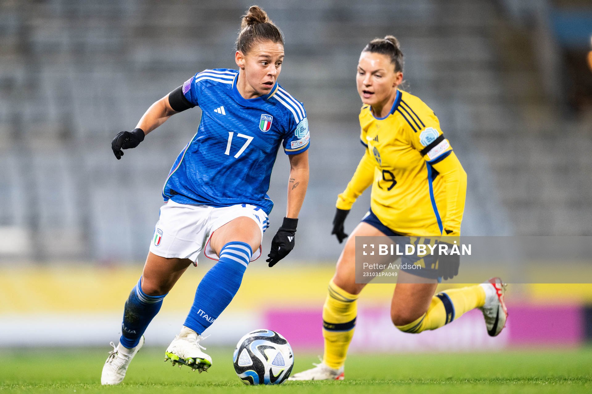 Lisa Boattin of Italy and Johanna Rytting Kaneryd of Sweden