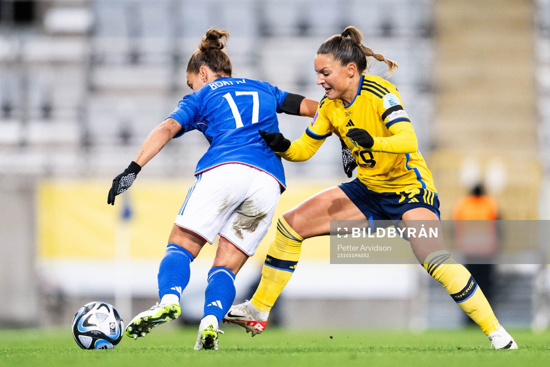 Lisa Boattin of Italy and Johanna Rytting Kaneryd of Sweden