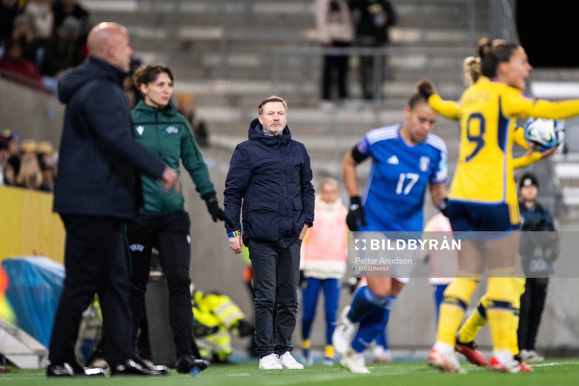 Head coach Peter Gerhardsson of Sweden