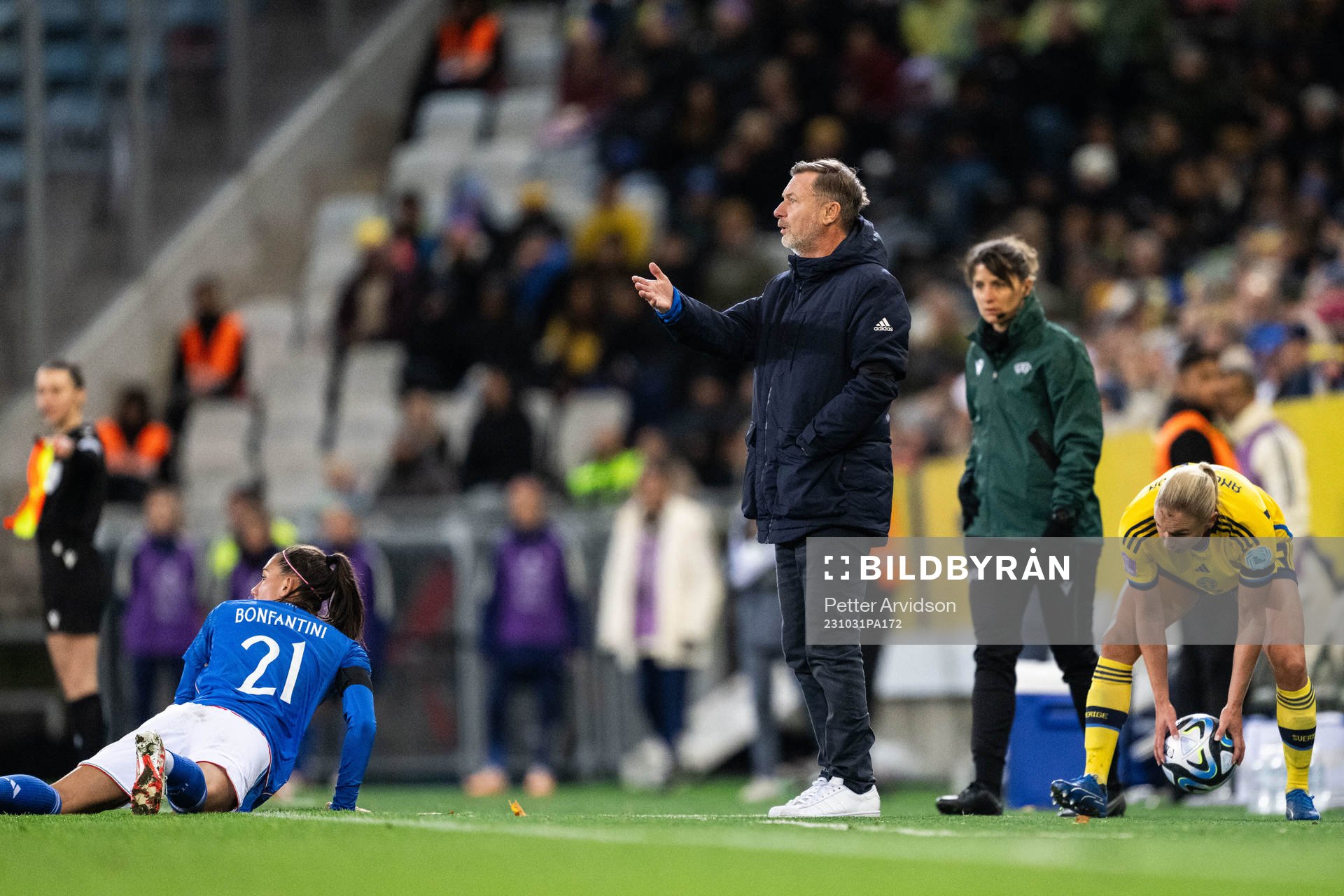Head coach Peter Gerhardsson of Sweden