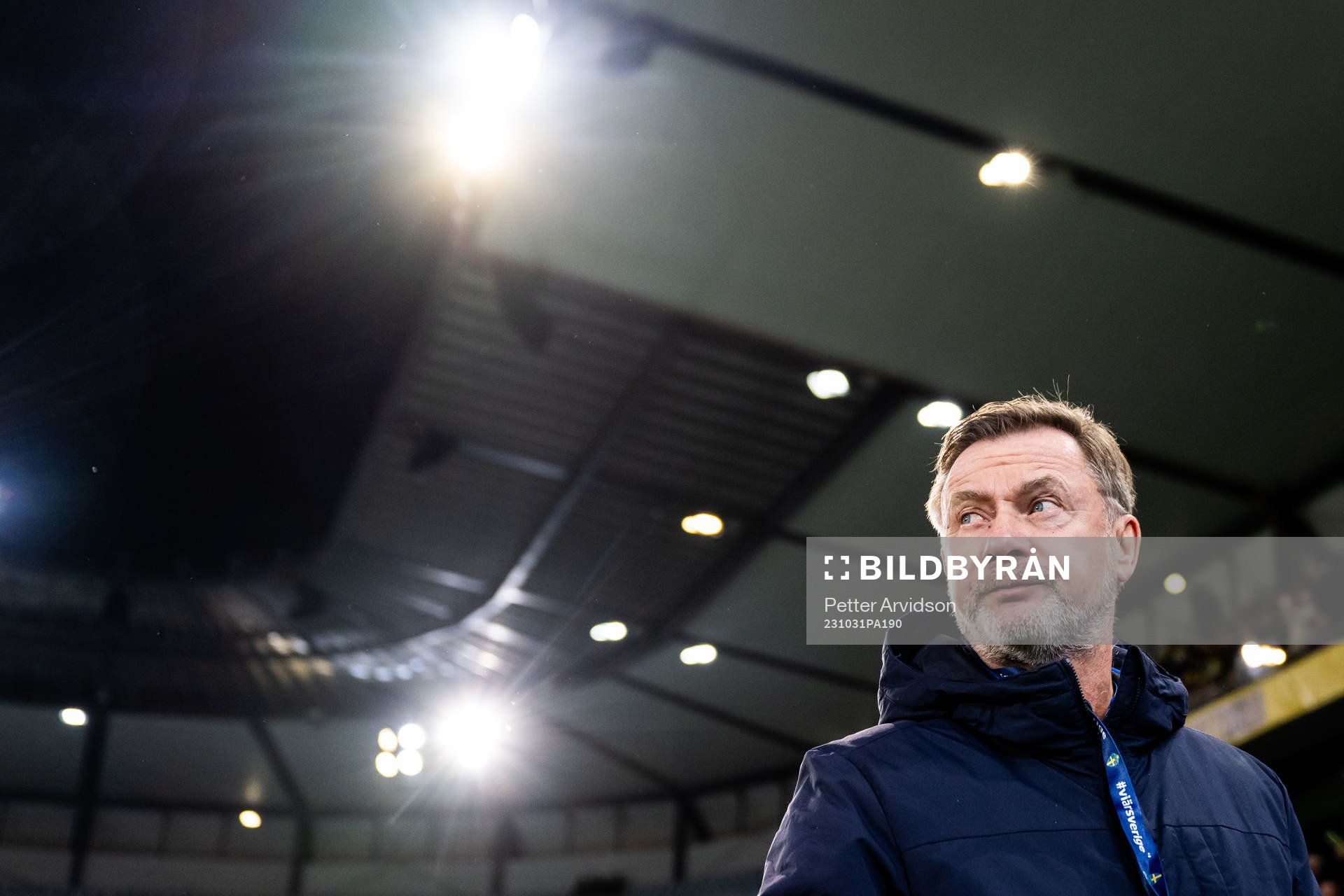 Head coach Peter Gerhardsson of Sweden