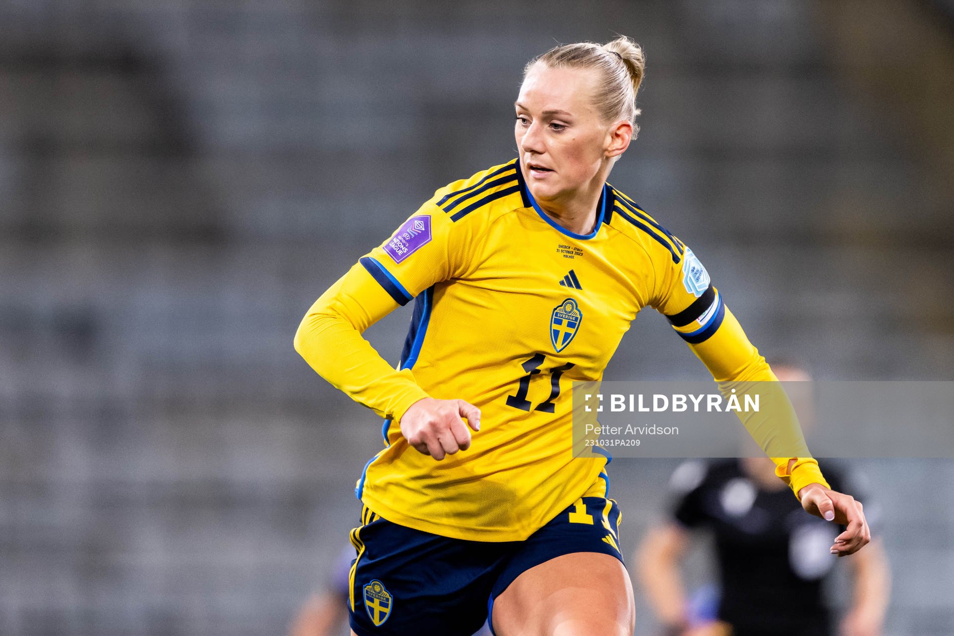 Stina Blackstenius of Sweden