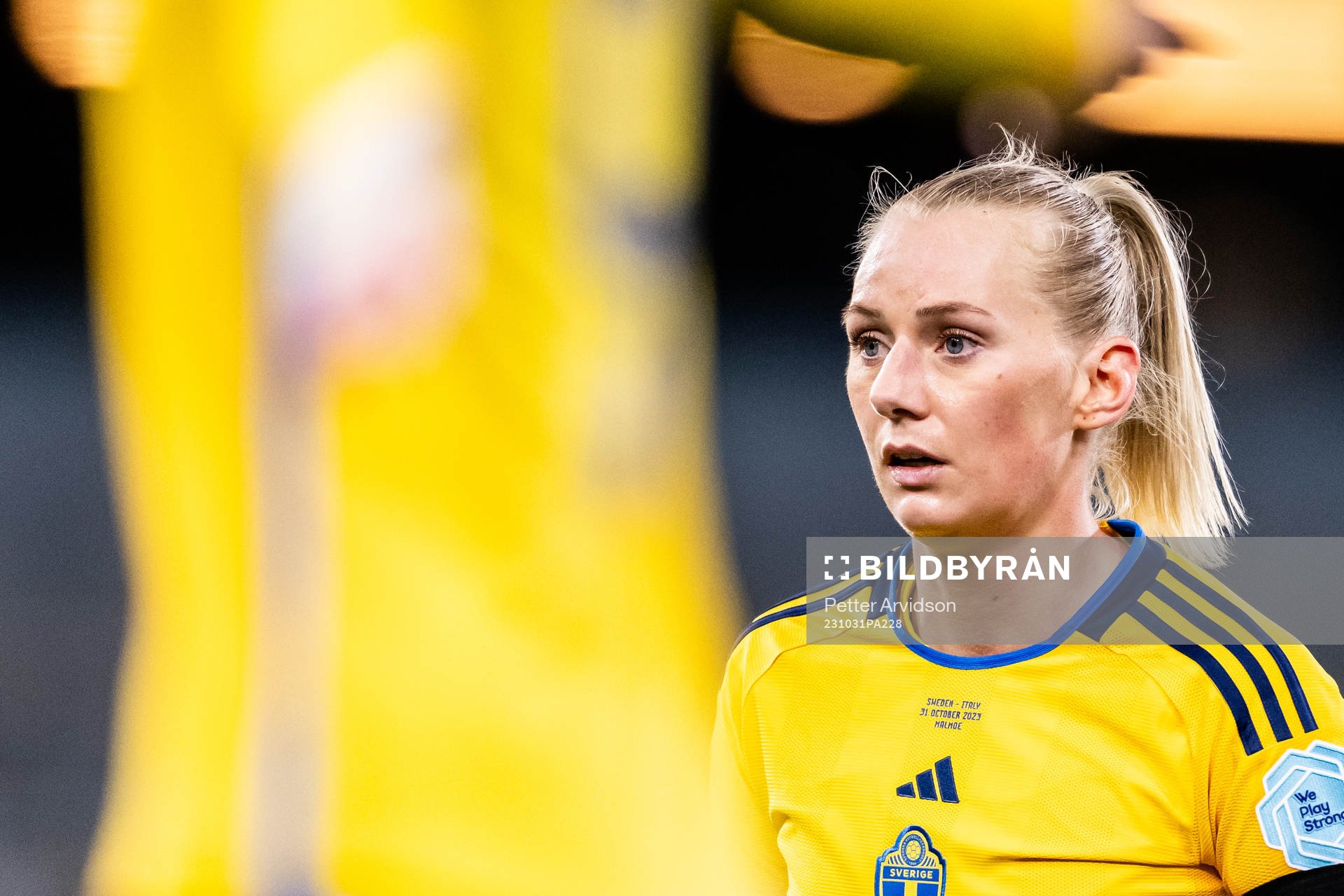 Stina Blackstenius of Sweden