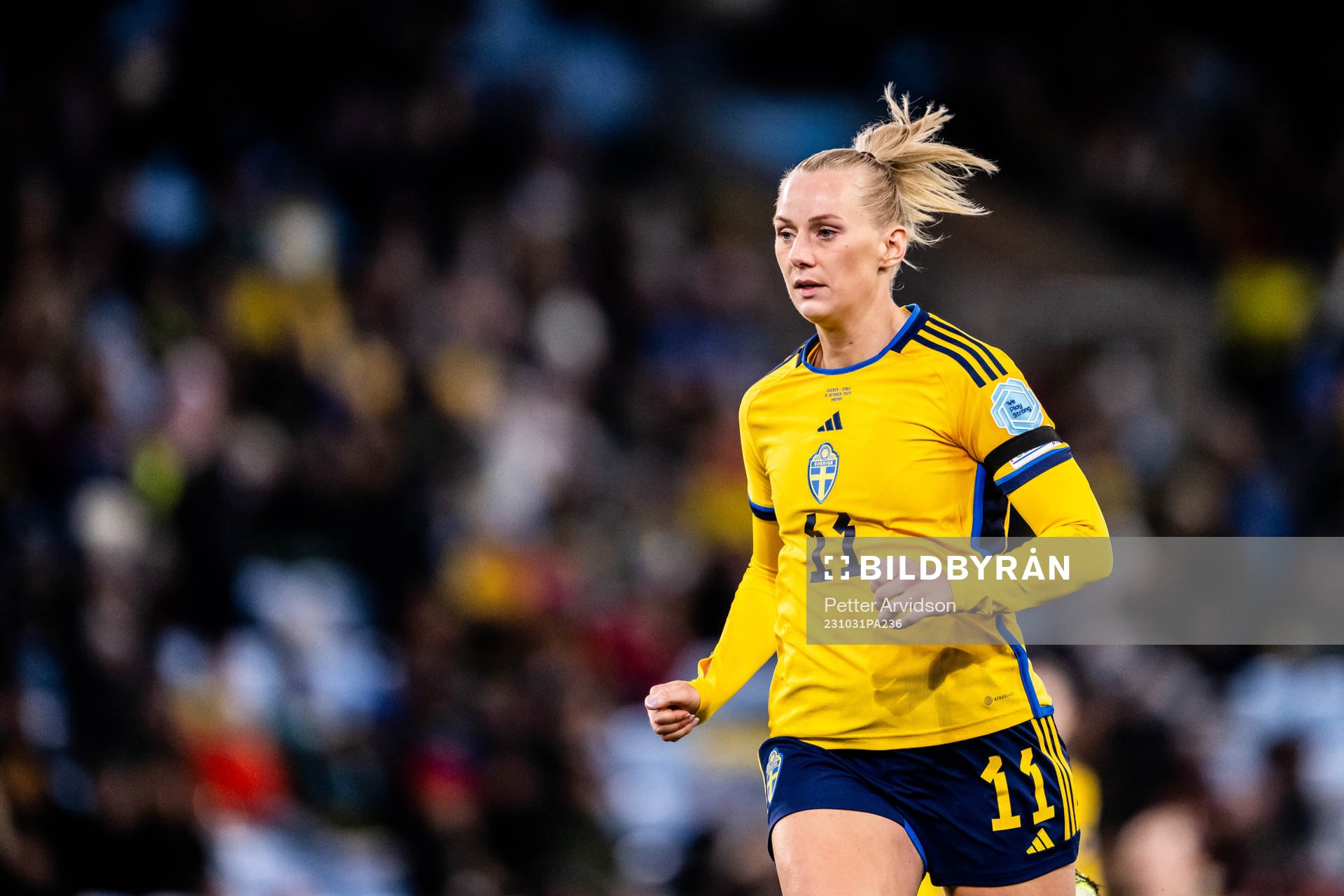 Stina Blackstenius of Sweden