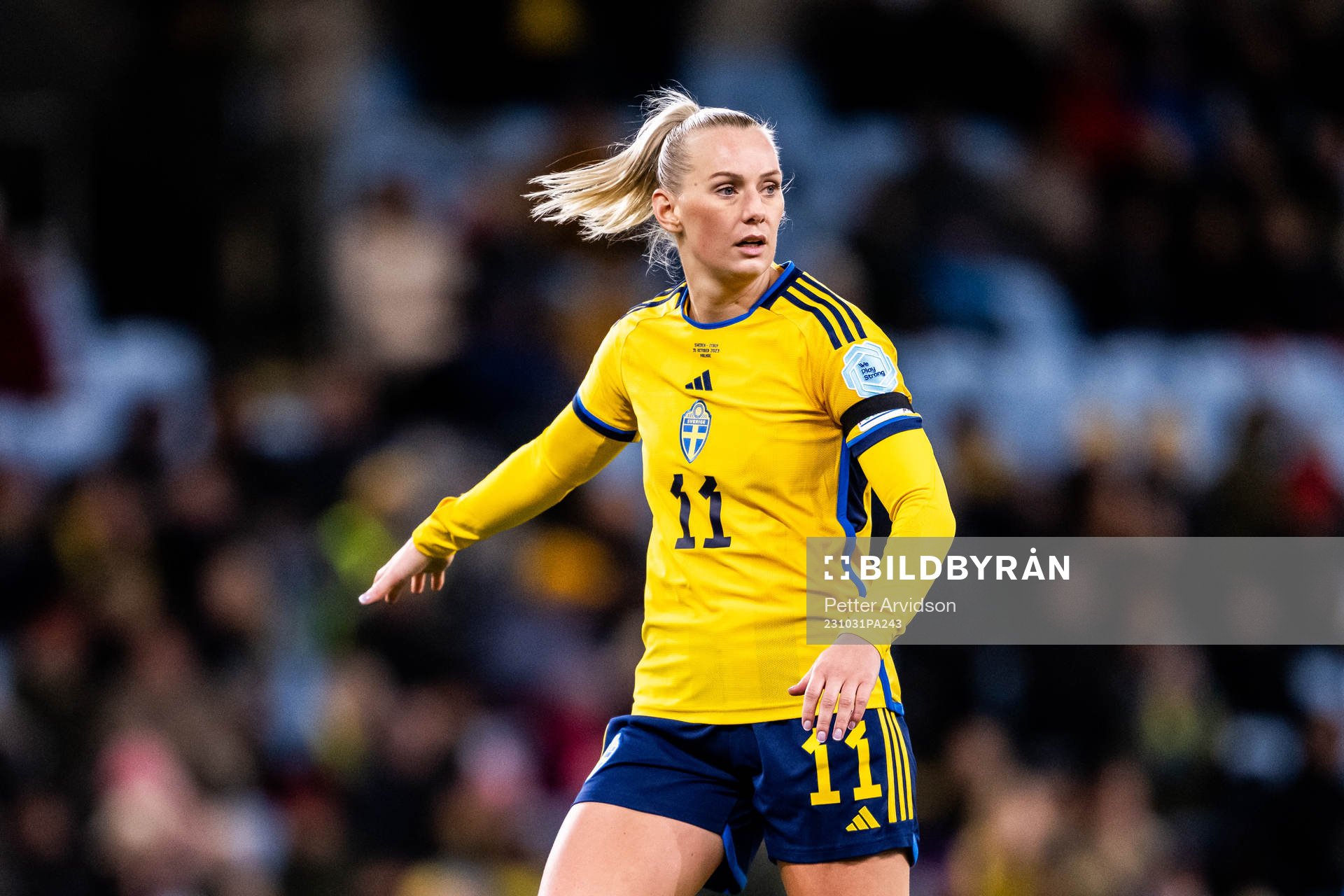 Stina Blackstenius of Sweden