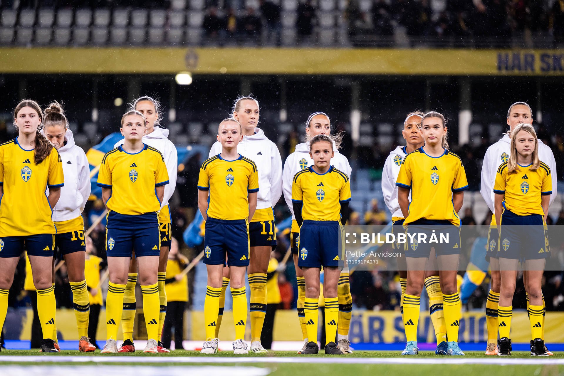 Filippa Angeldahl, Nathalie Björn, Stina Blackstenius,