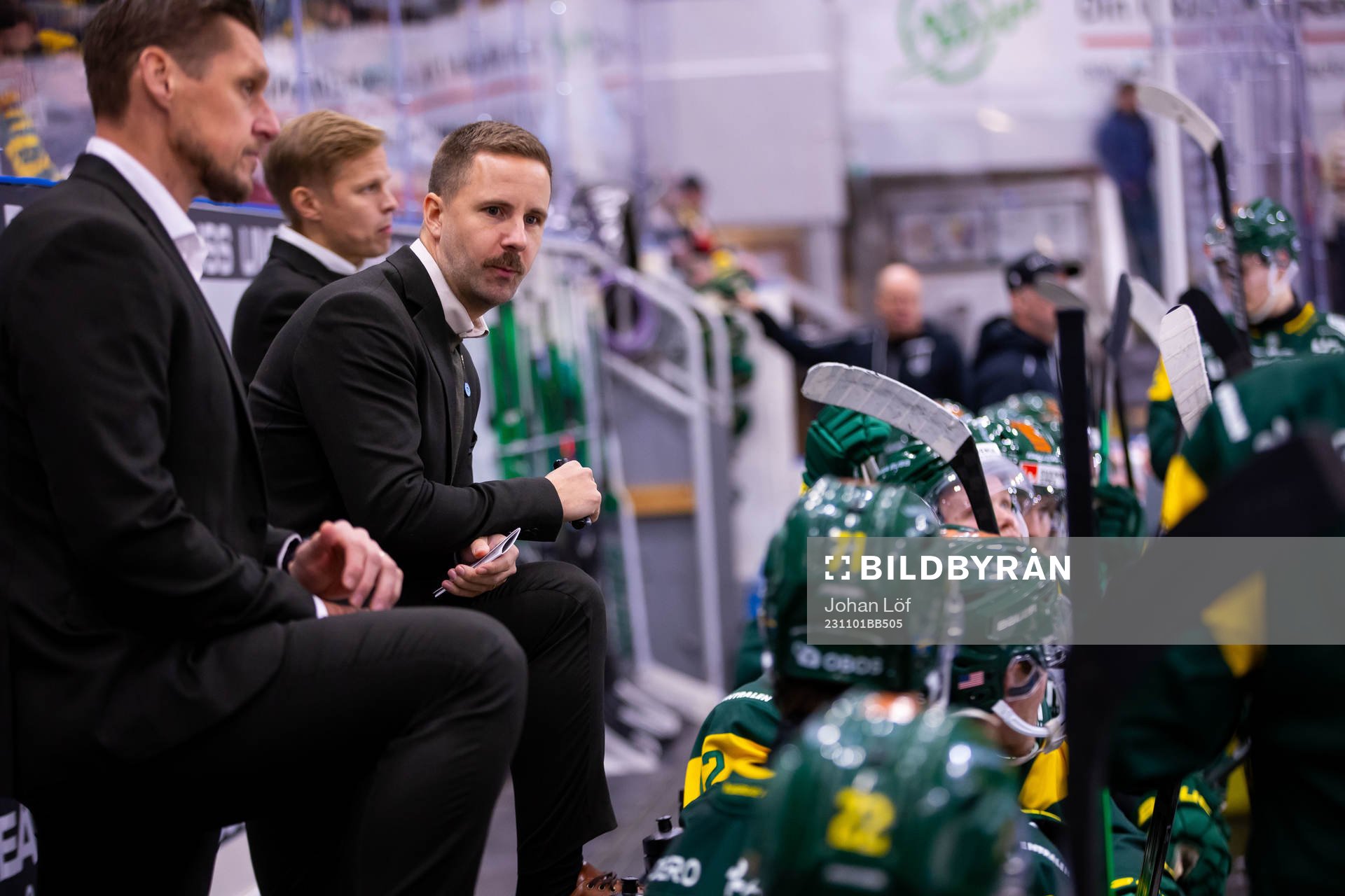 Björklövens tränare Viktor Stråhle