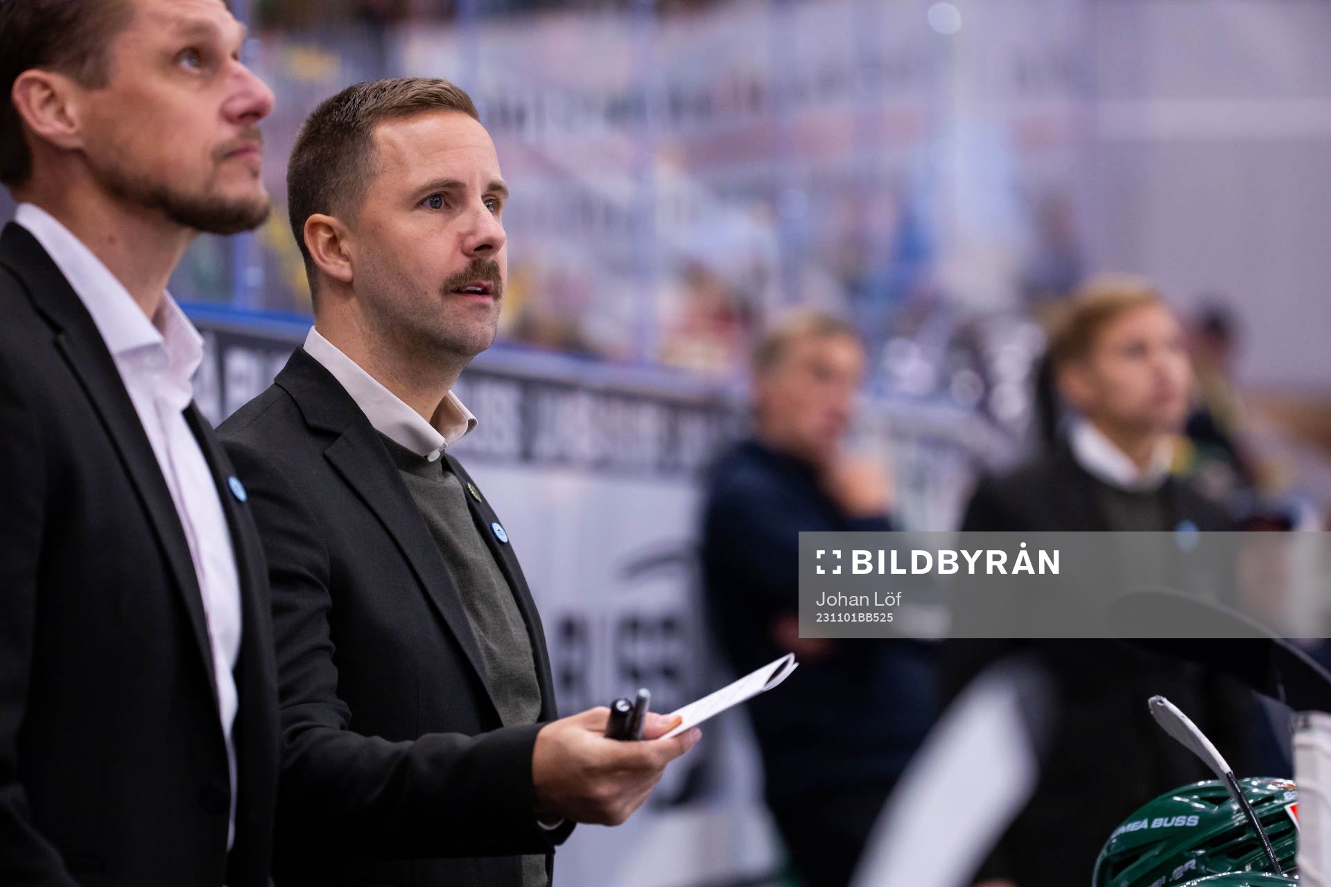 Björklövens tränare Viktor Stråhle