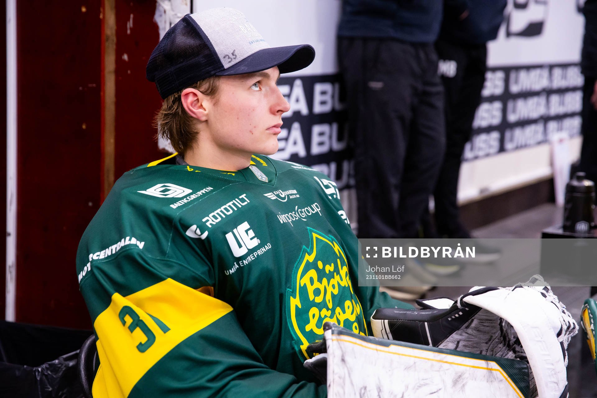 Björklövens målvakt Melker Lundqvist