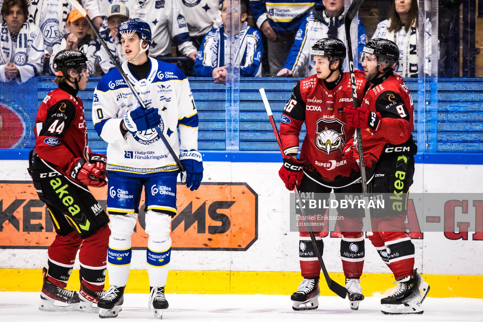 Malmö Redhawks Alan Quine jublar