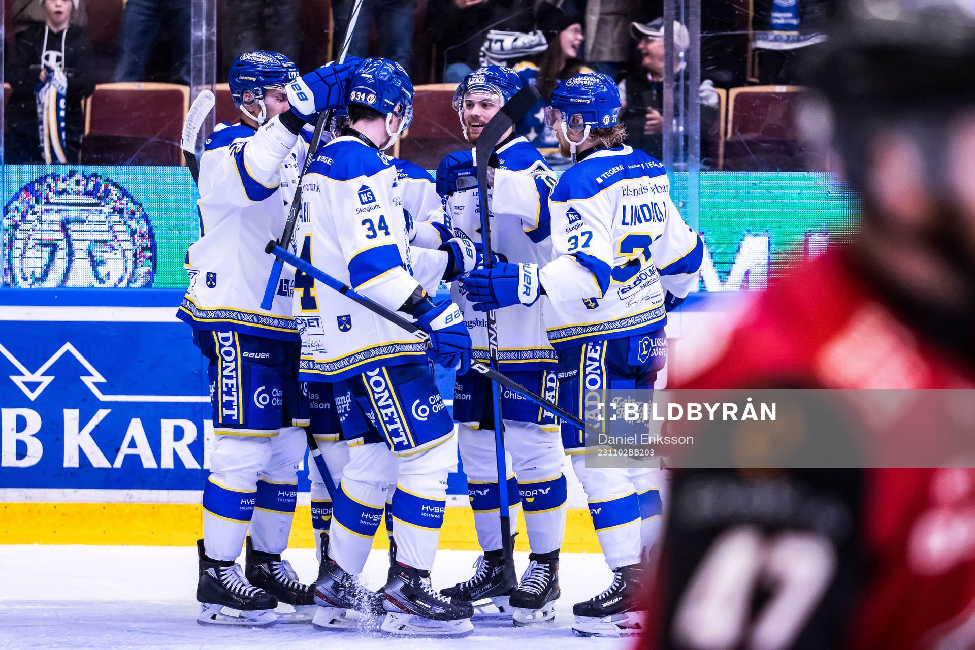 Leksands Lucas Elvenes jublar