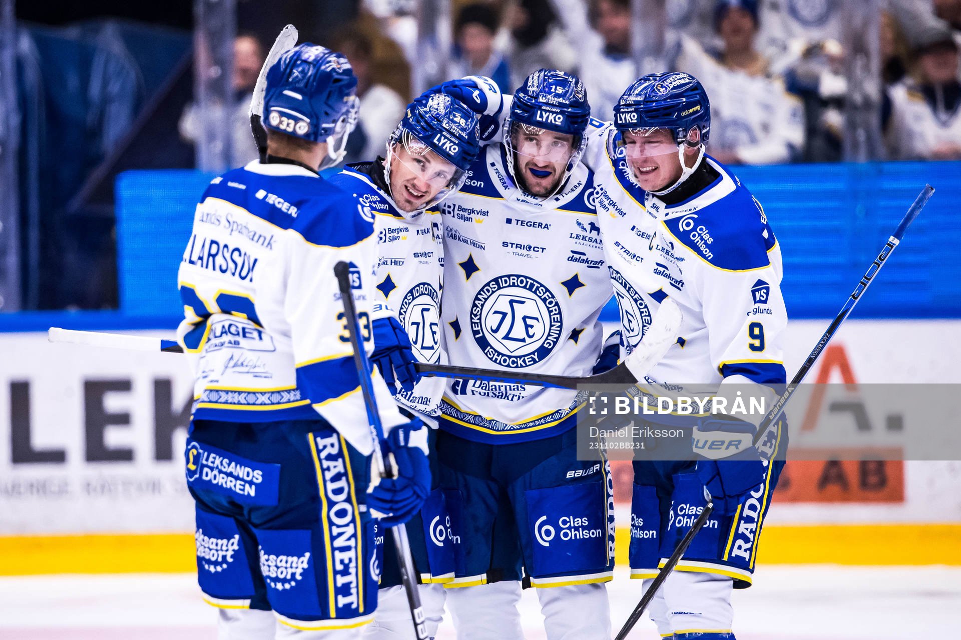 Leksands Max Veronneau jublar