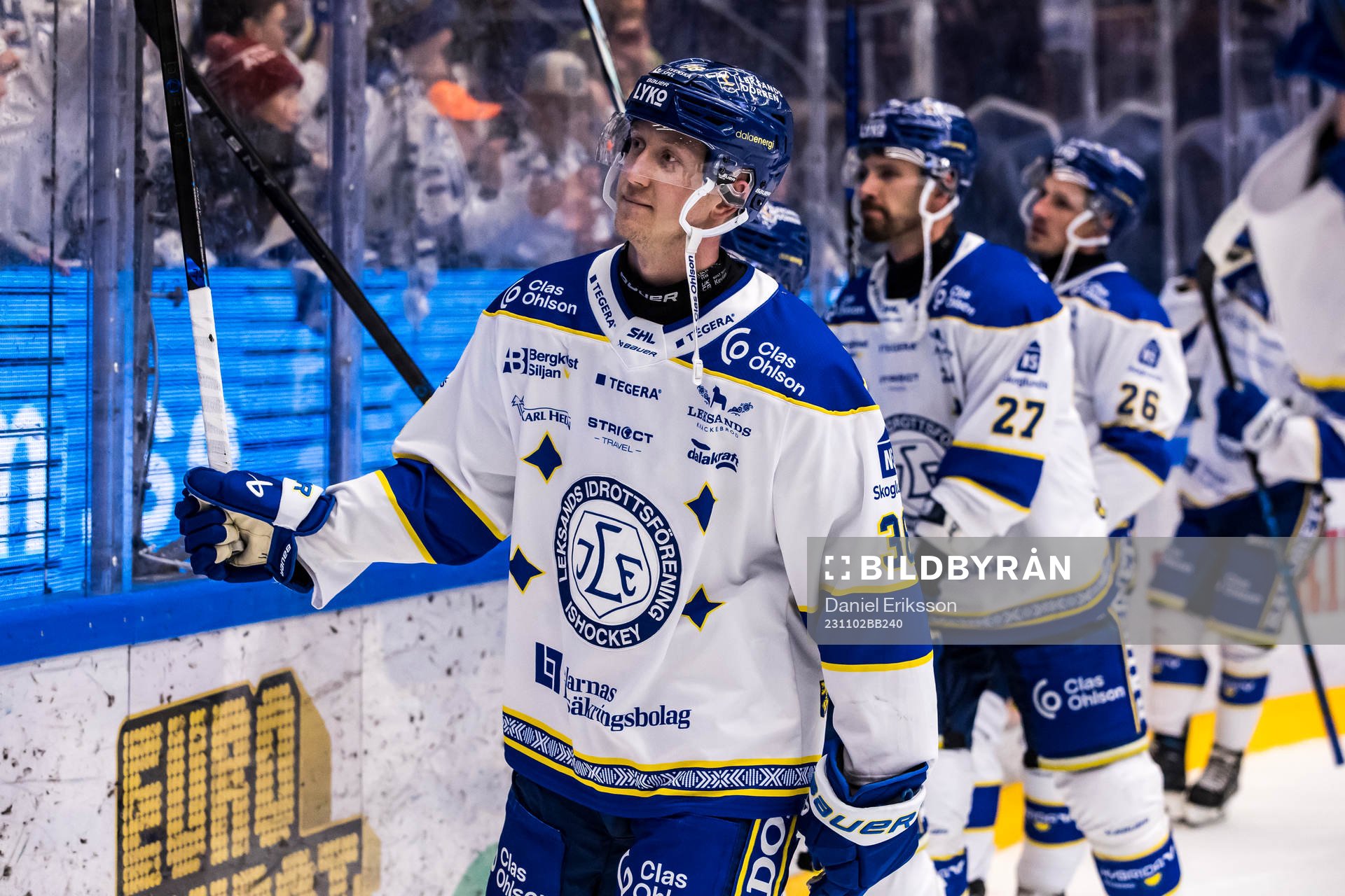 Leksands Olle Alsing jublar