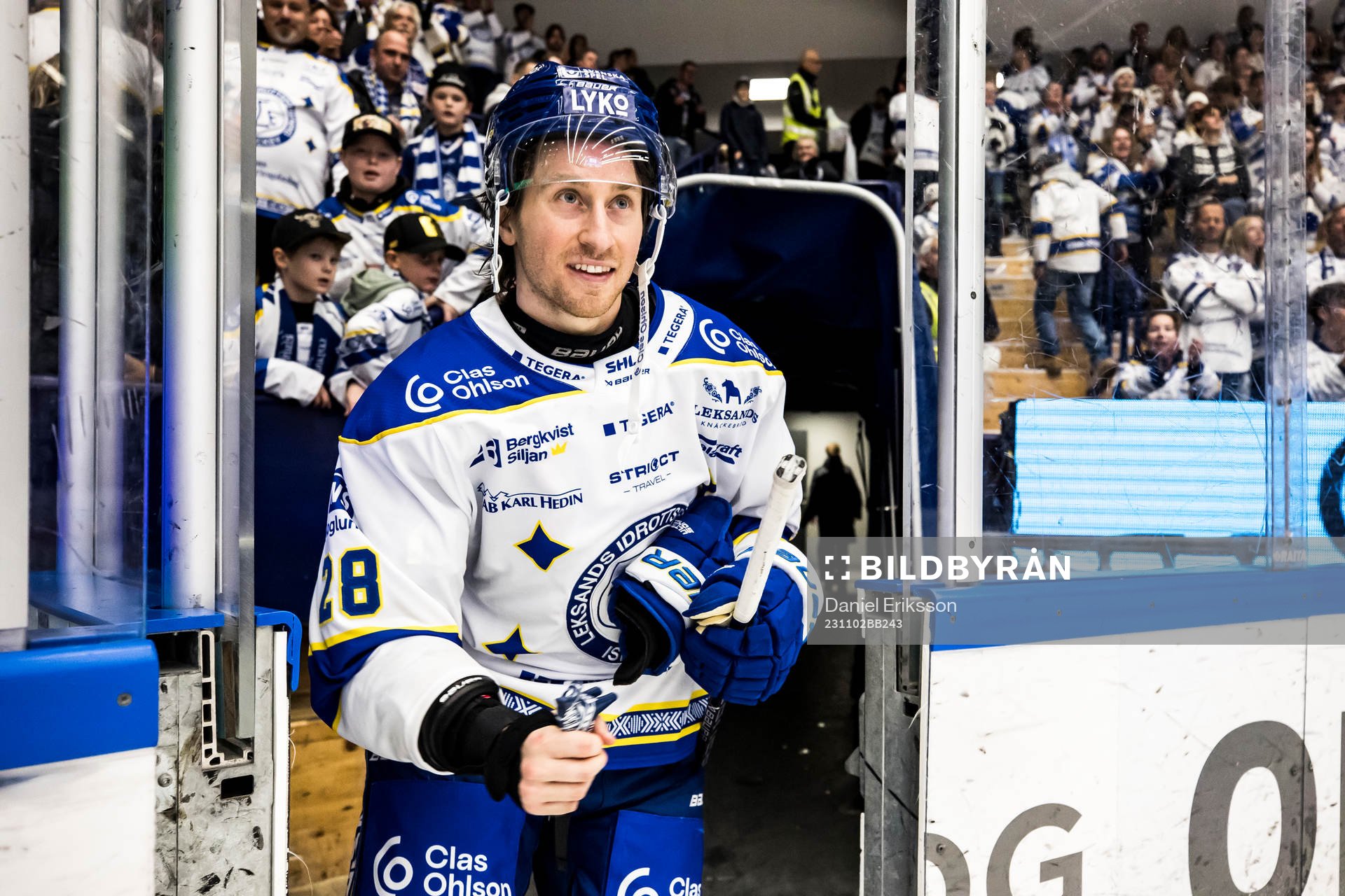 Leksands Justin Glenn Kloos utsedd till matchens krigare