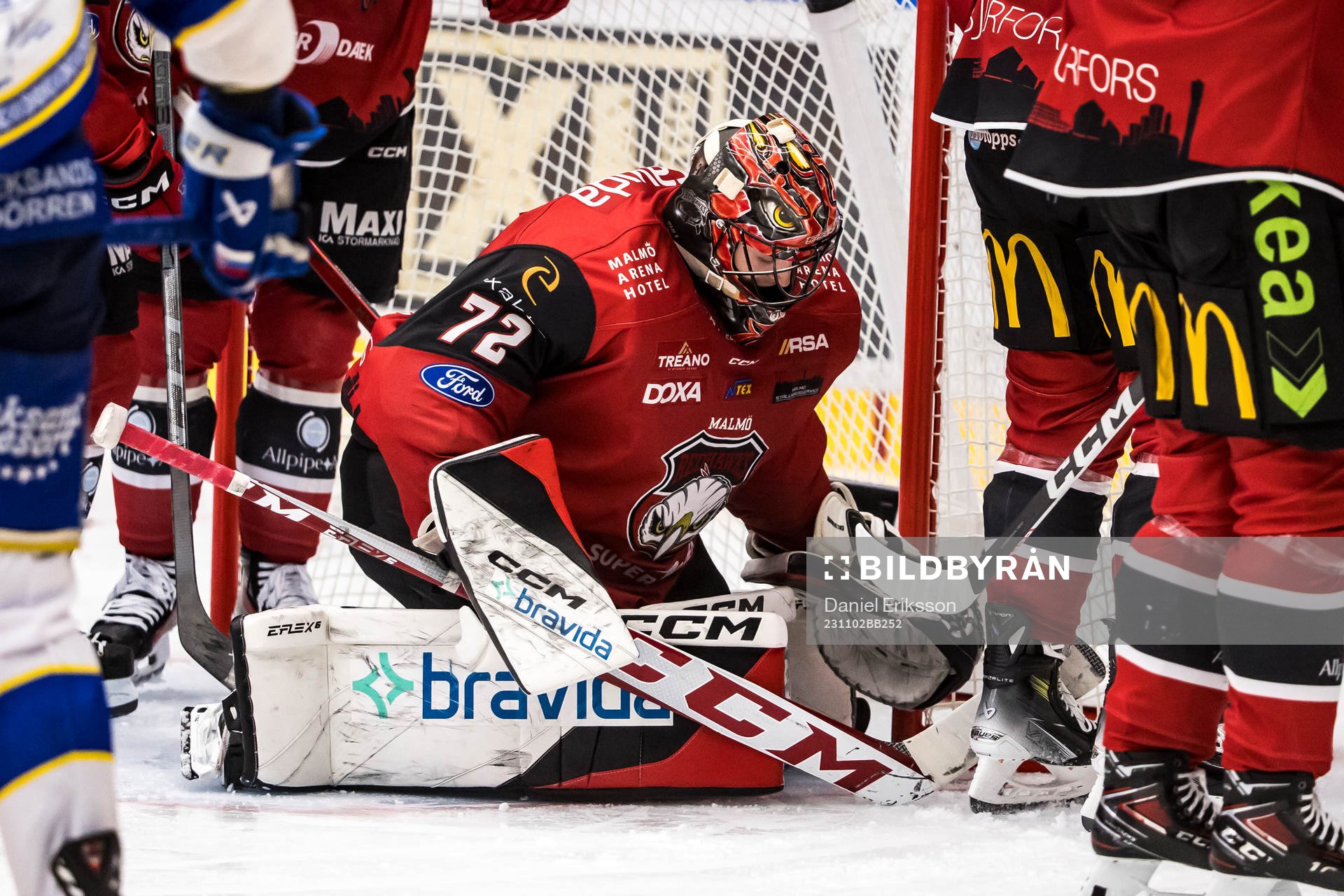 Malmö Redhawks målvakt Daniel Marmenlind