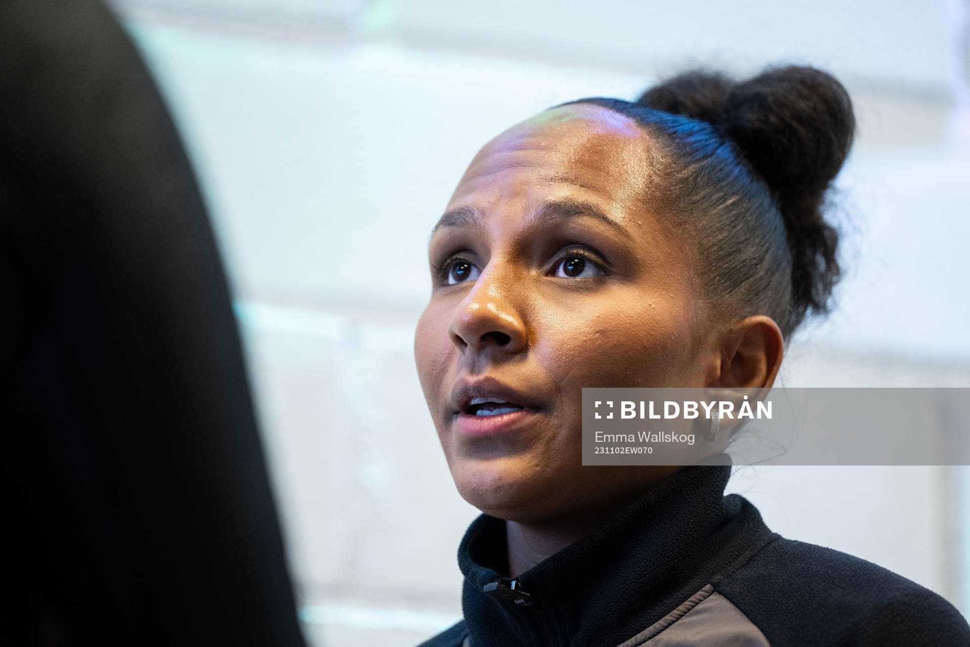 Madelen Janogy i mixade zonen