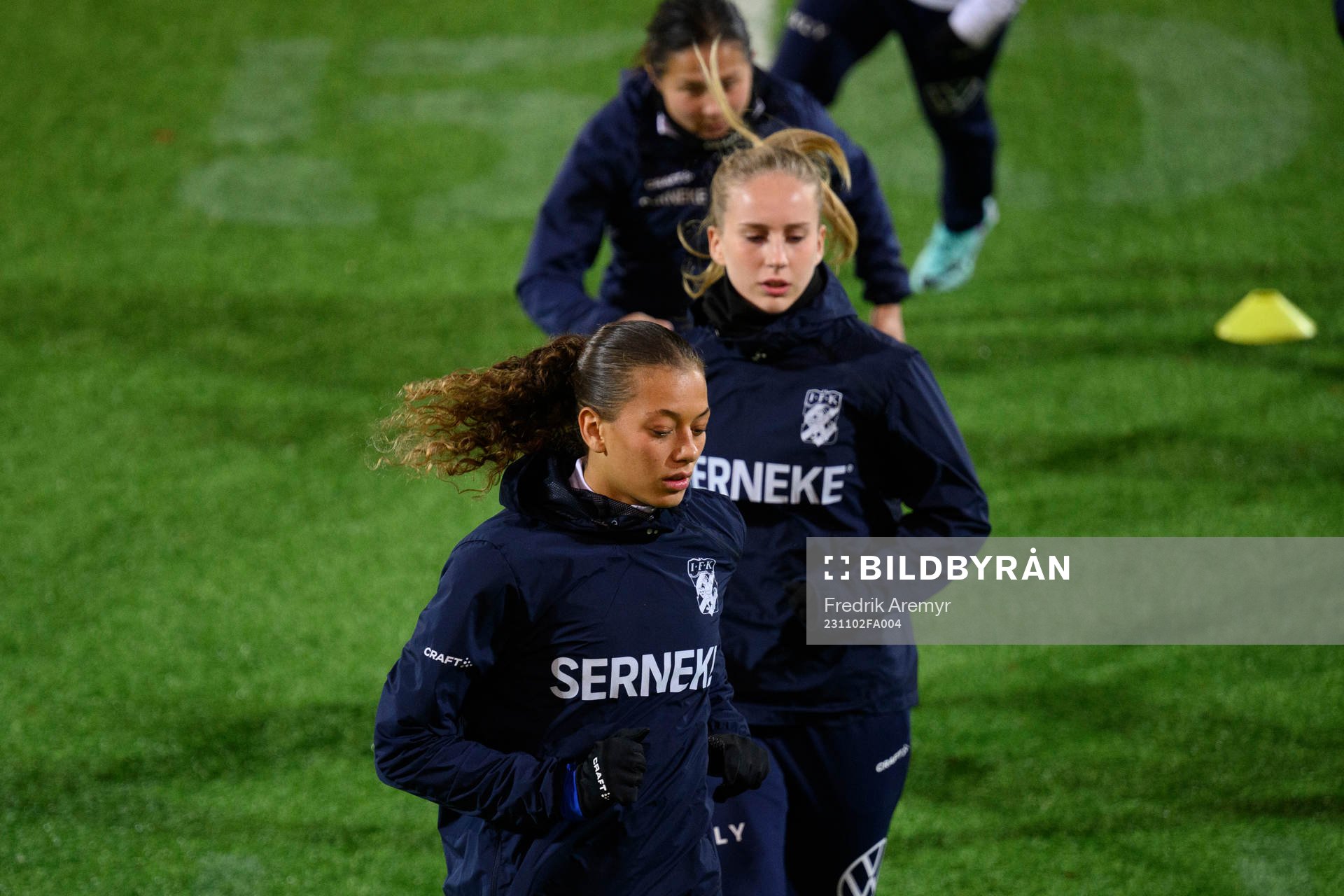 IFK Göteborgs Malva Larsson och Isabella Svanström