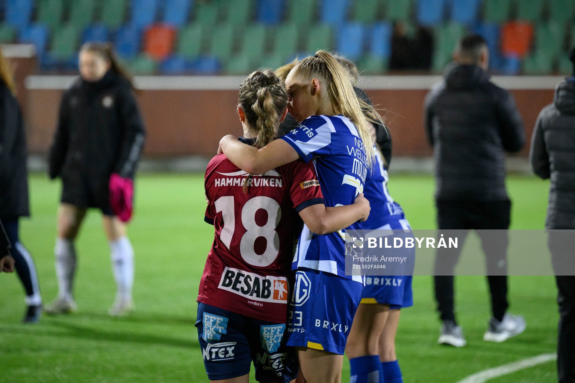 Örgrytes Nicole Jankulovski och IFK Göteborgs Leia Molund