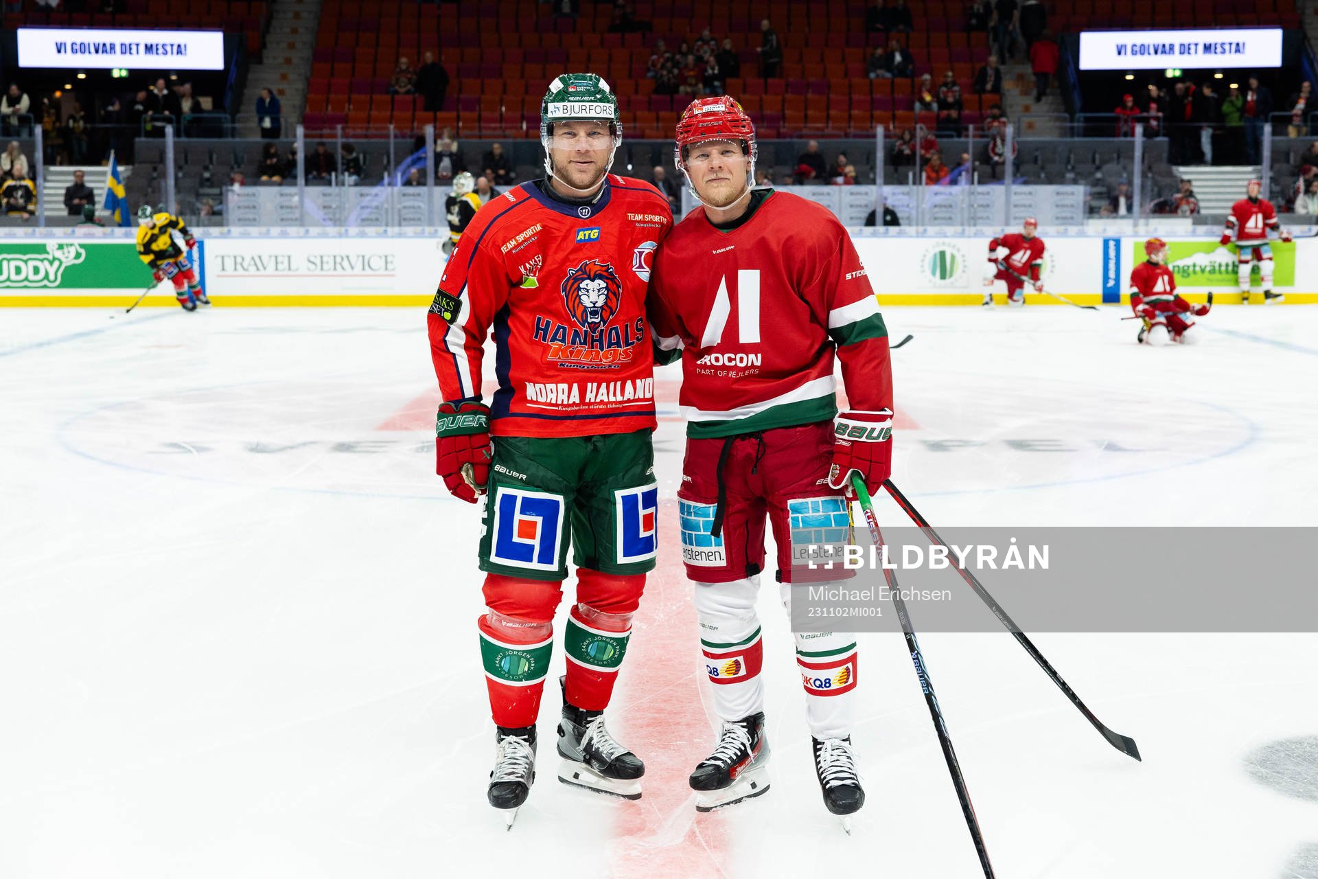 Bröderna Christian Folin i Frölunda och Niklas Folin i