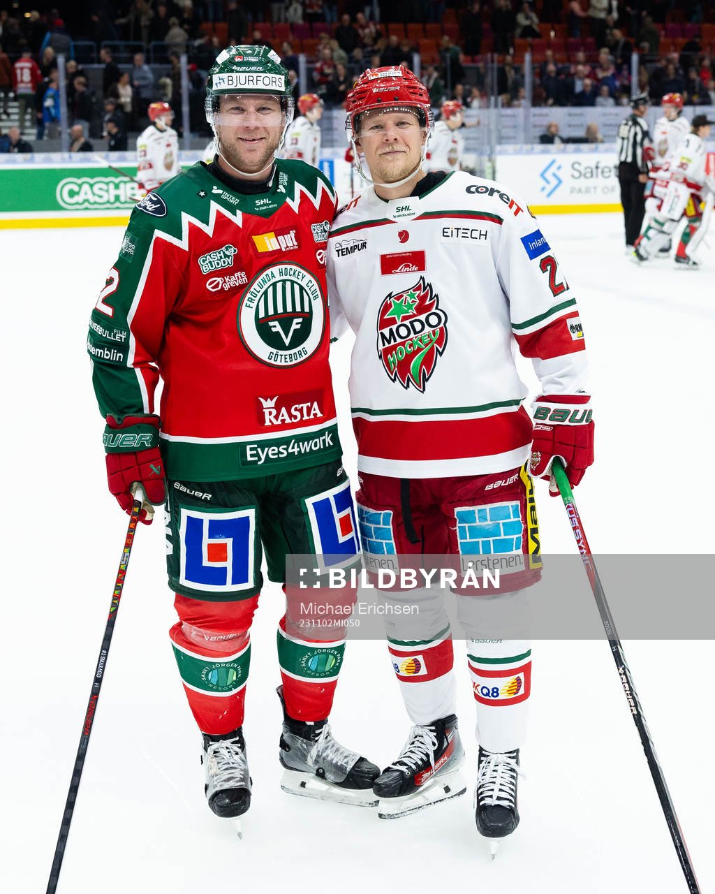 Bröderna Christian Folin i Frölunda och Niklas Folin i