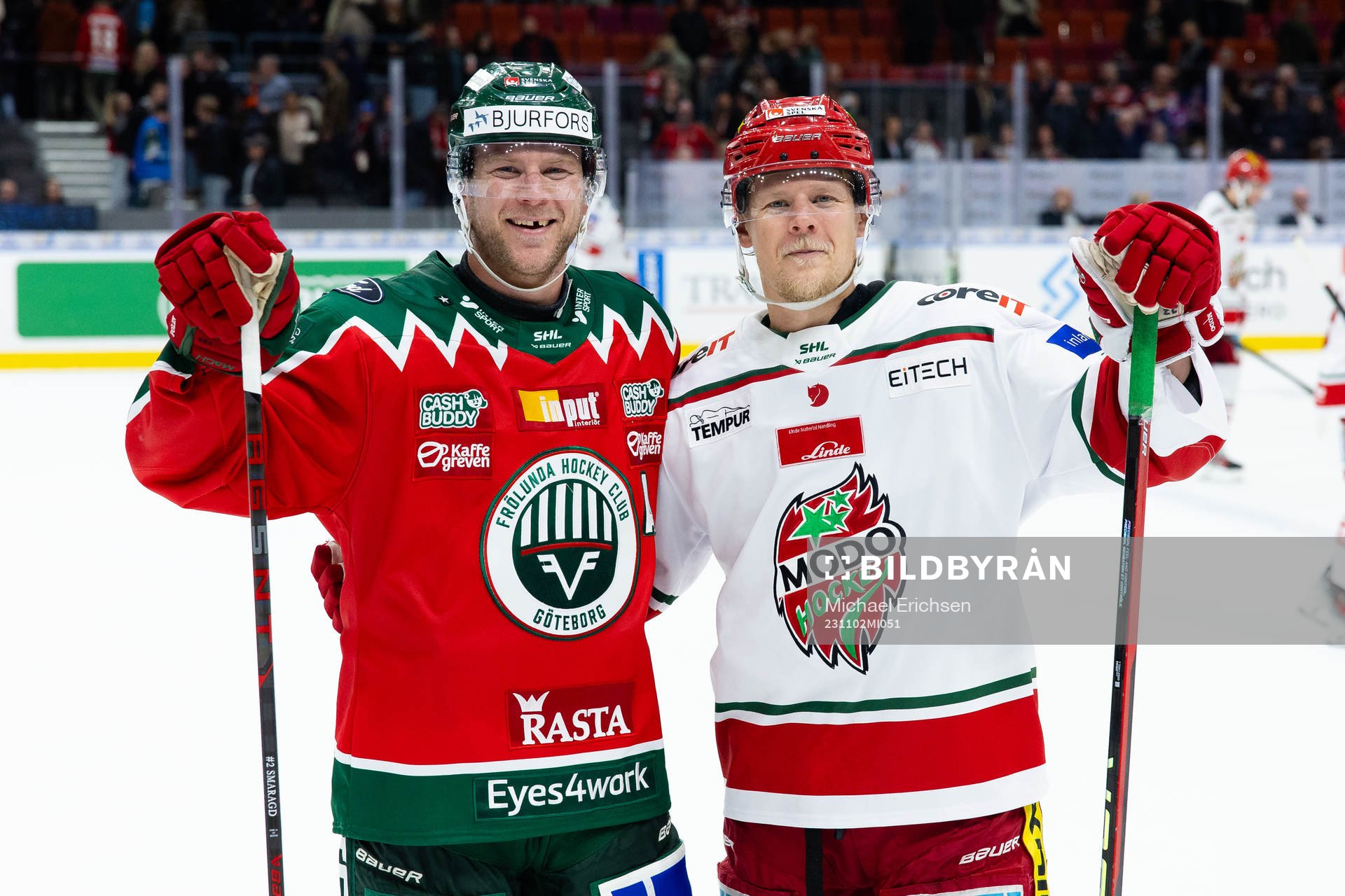 Bröderna Christian Folin i Frölunda och Niklas Folin i