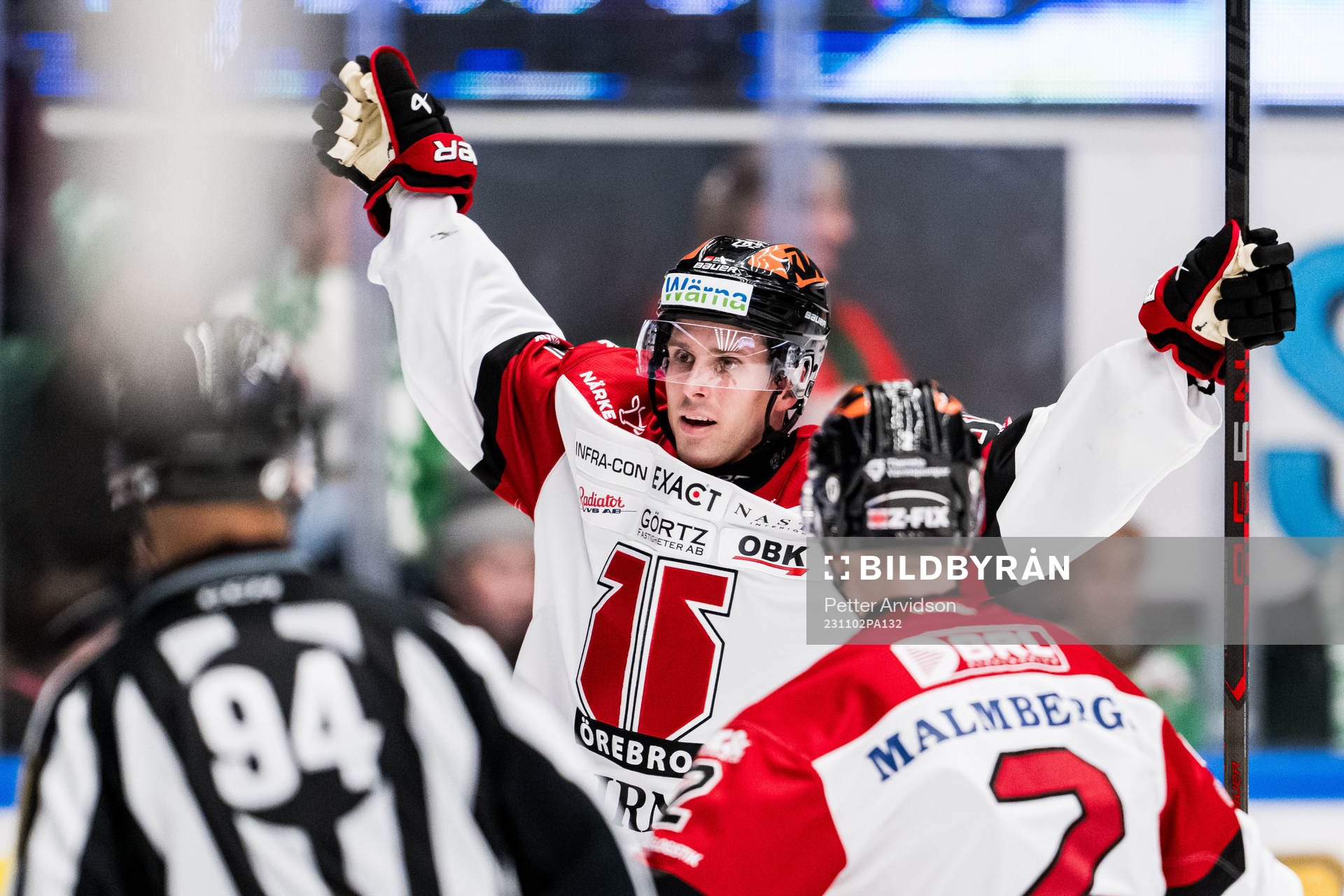Örebros Mathias Bromé jublar