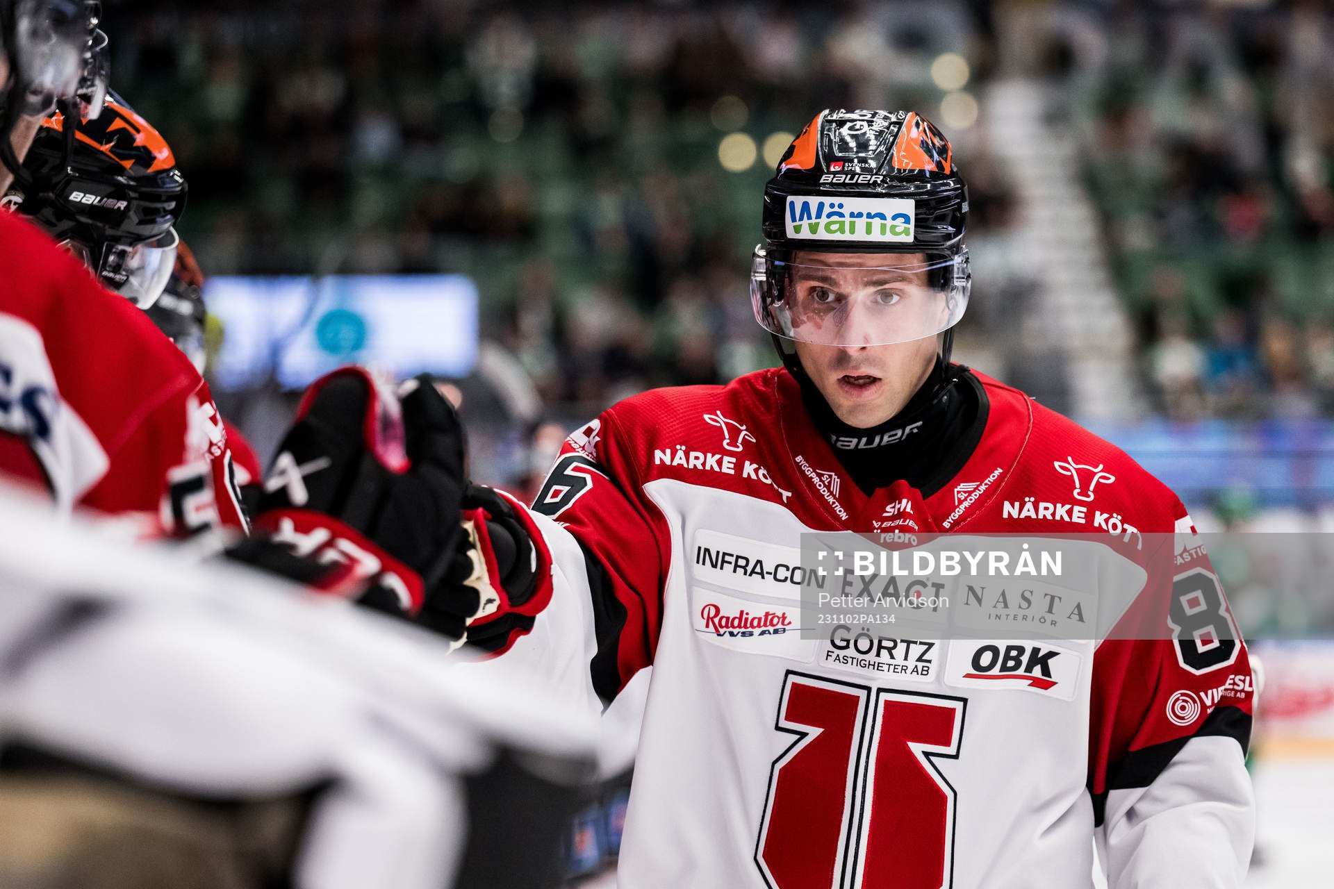 Örebros Mathias Bromé jublar