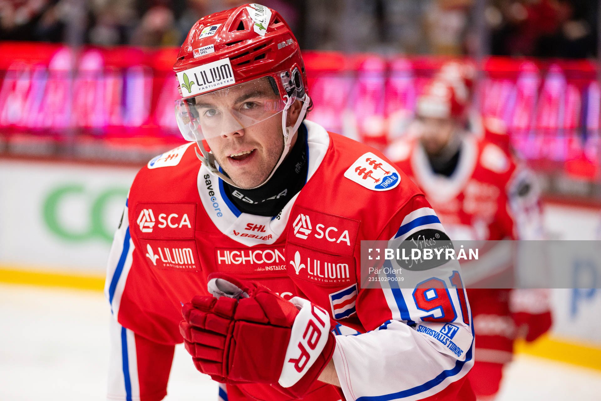 Timrås Magnus Pääjärvi jublar